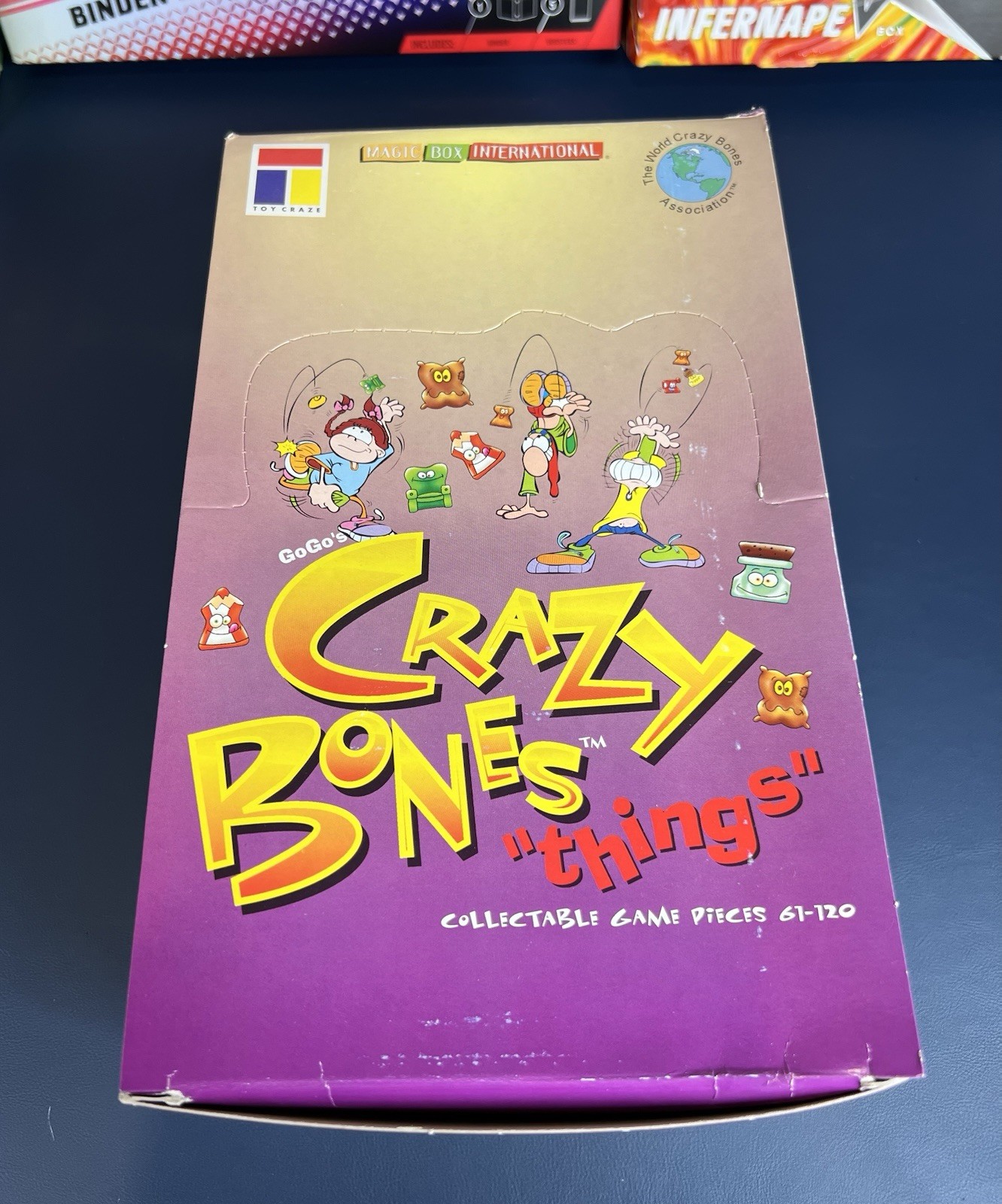 CRAZY BONES THINGS DISPLAY BOX W 36 SEALED PACKS Classic GoGo’s Crazy Bones