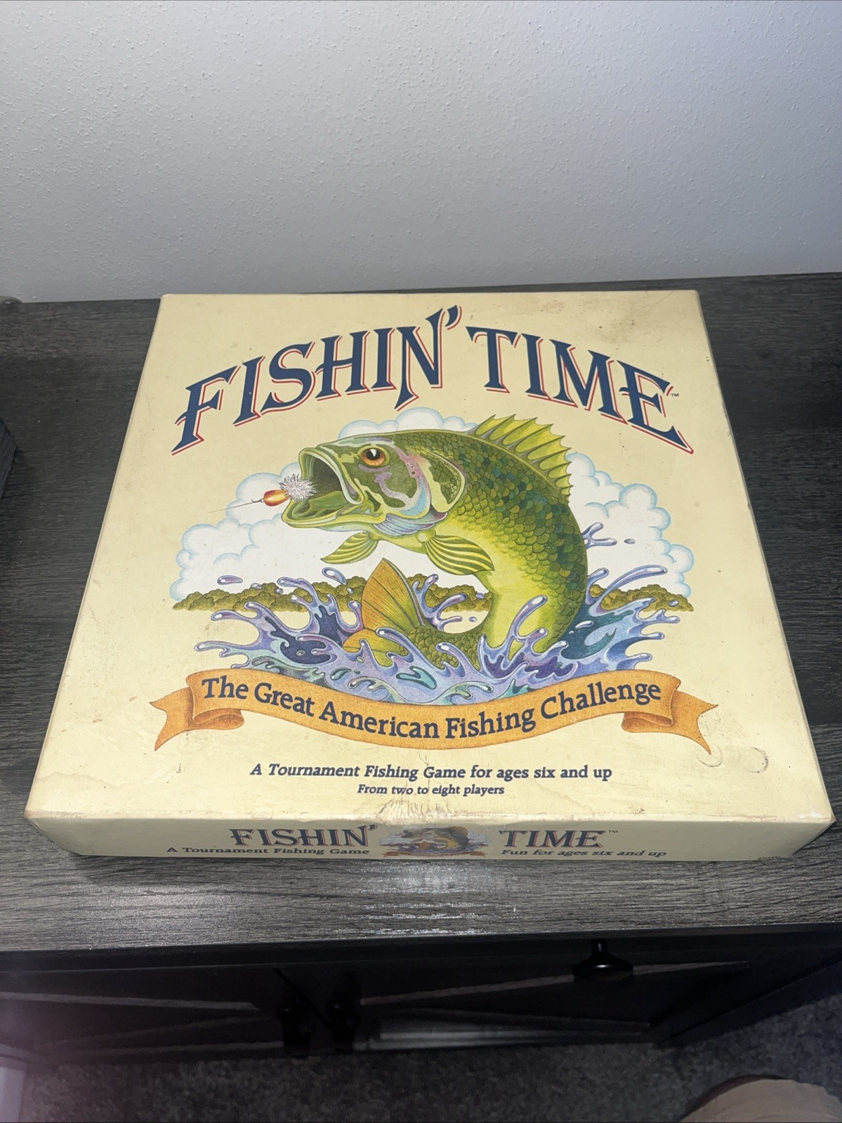 FISHIN’ TIME BOARD GAME – DISTINCTIVE GAMES FISHING CHALLENGE – 1986 – Complete