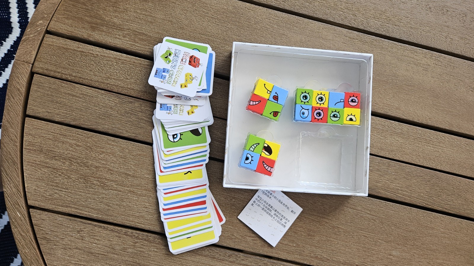 Wooden Face Change Rubik’s Cube Game for 36+Months, New in Sealed Box NIB