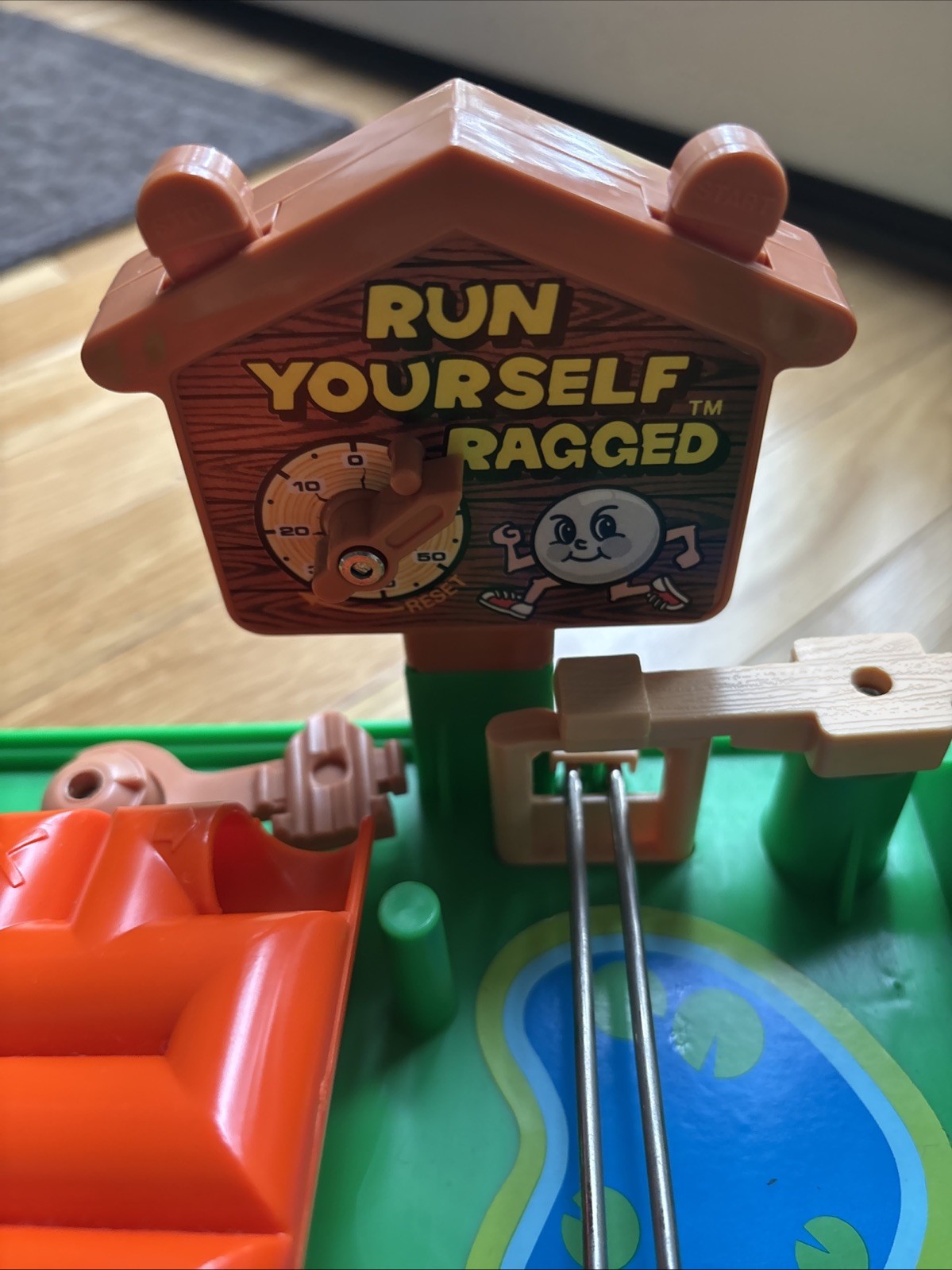 Vintage 1979 Run Yourself Ragged TOMY Maze Game Rugged Obstacle Course