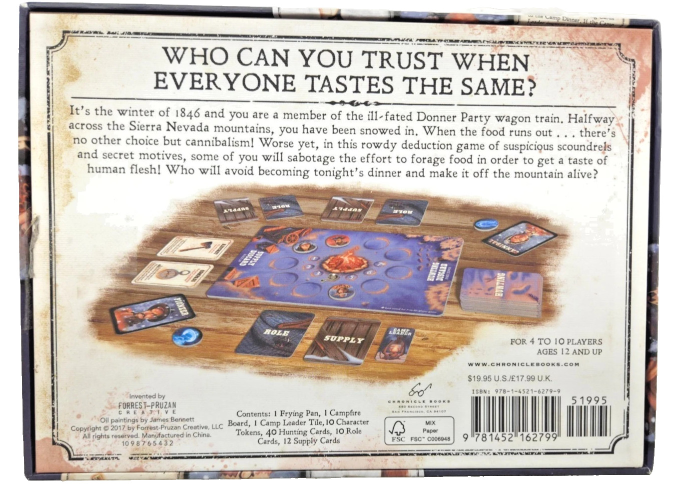 Donner Dinner Party: a Rowdy Game of Frontier Cannibalism