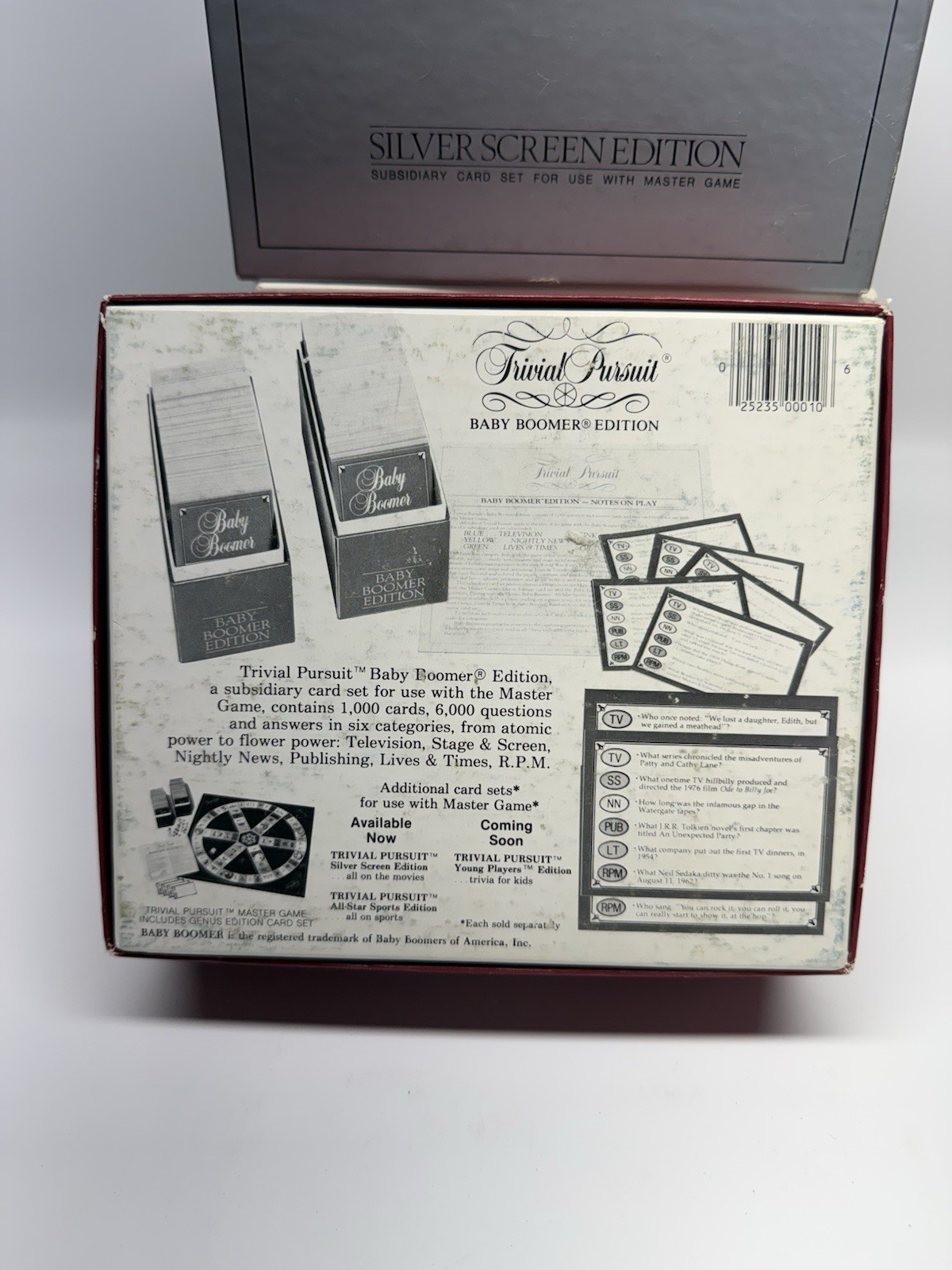 5 Games Vintage Original Trivial Pursuit Master Game & Subsidiary Games COMPLETE