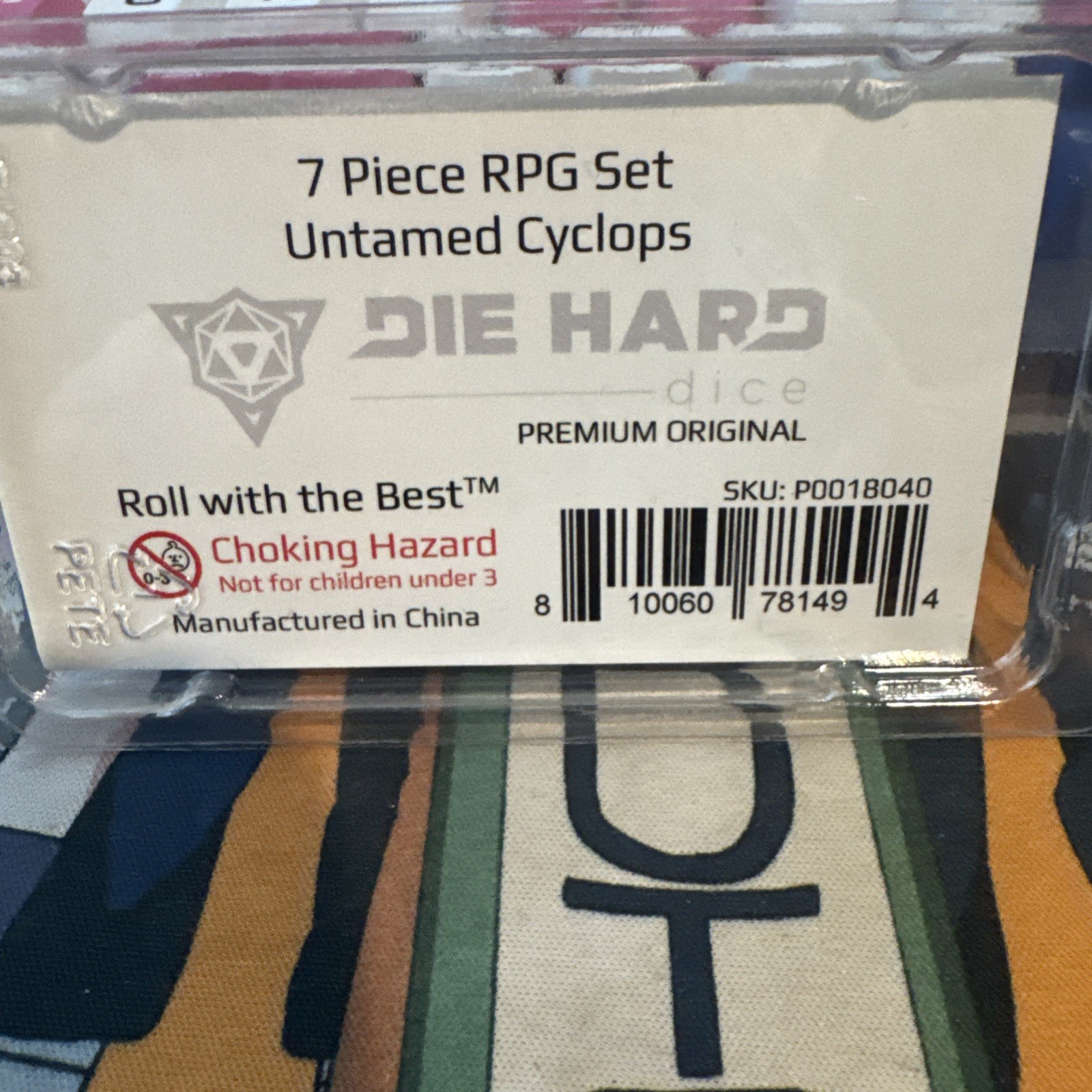 RPG Polyhedral Set (Untamed Cyclopes) – Die Hard Dice 7 Dice