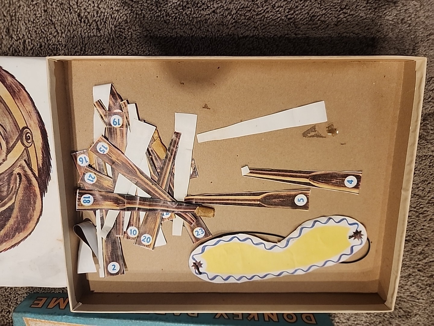 Vintage Parker Brothers Donkey Party Game 1950’s 60’s