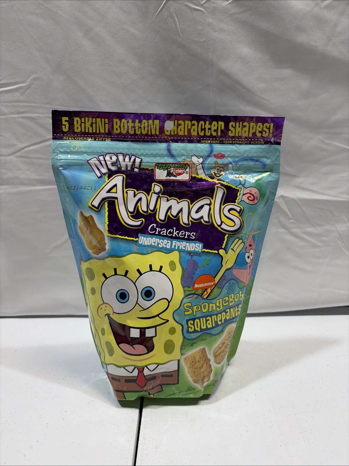 Spongebob Squarepants Animal Crackers Sealed Bag Extremely Rare Wow Nickelodeon