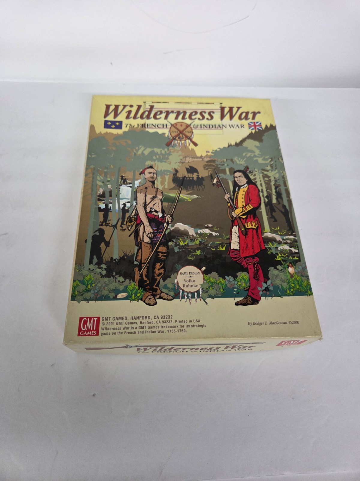 GMT Games Wilderness War The French and Indian War(1st) Box VG+/NM