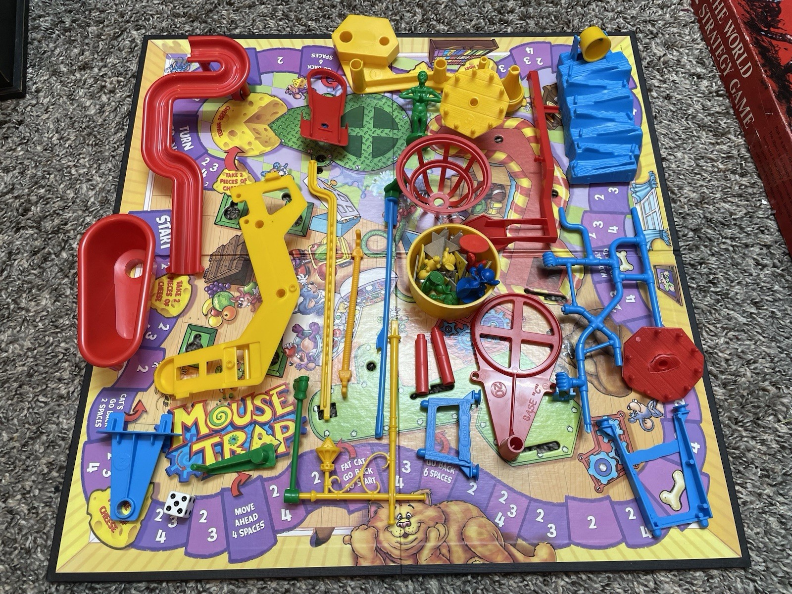 Mouse Trap Board Game Milton Bradley Hasbro 2005 Complete in Box Family Game