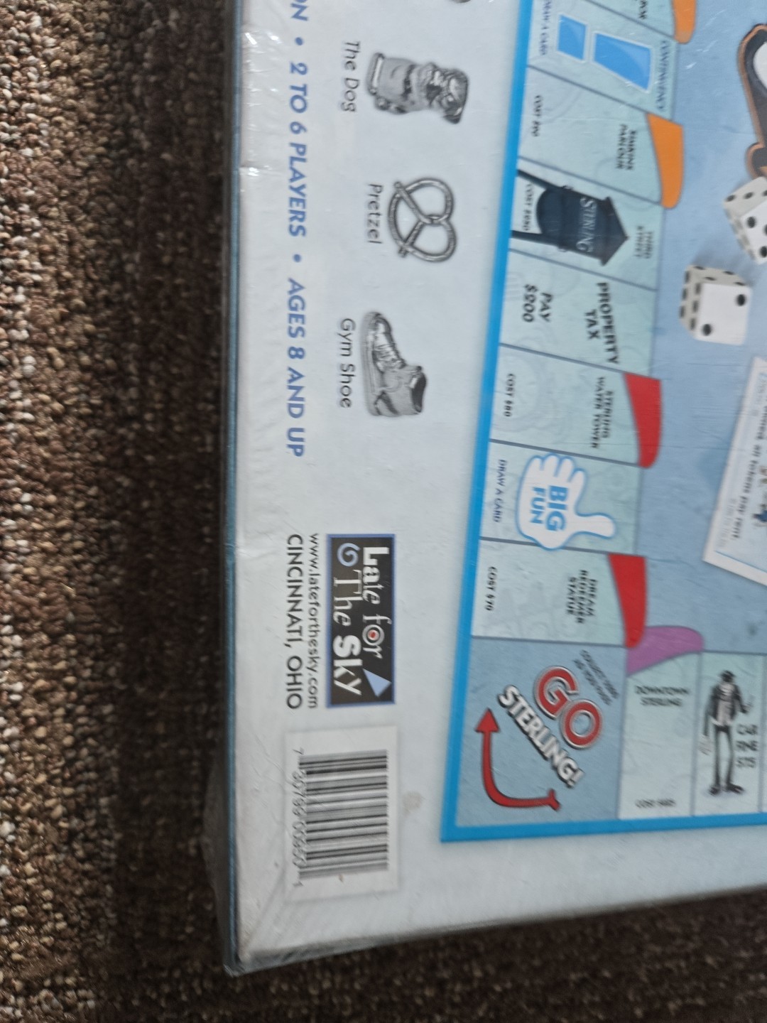 Sterling-Opoly Board Game Sterling Colorado CO Edition SEALED New Monopoly Style