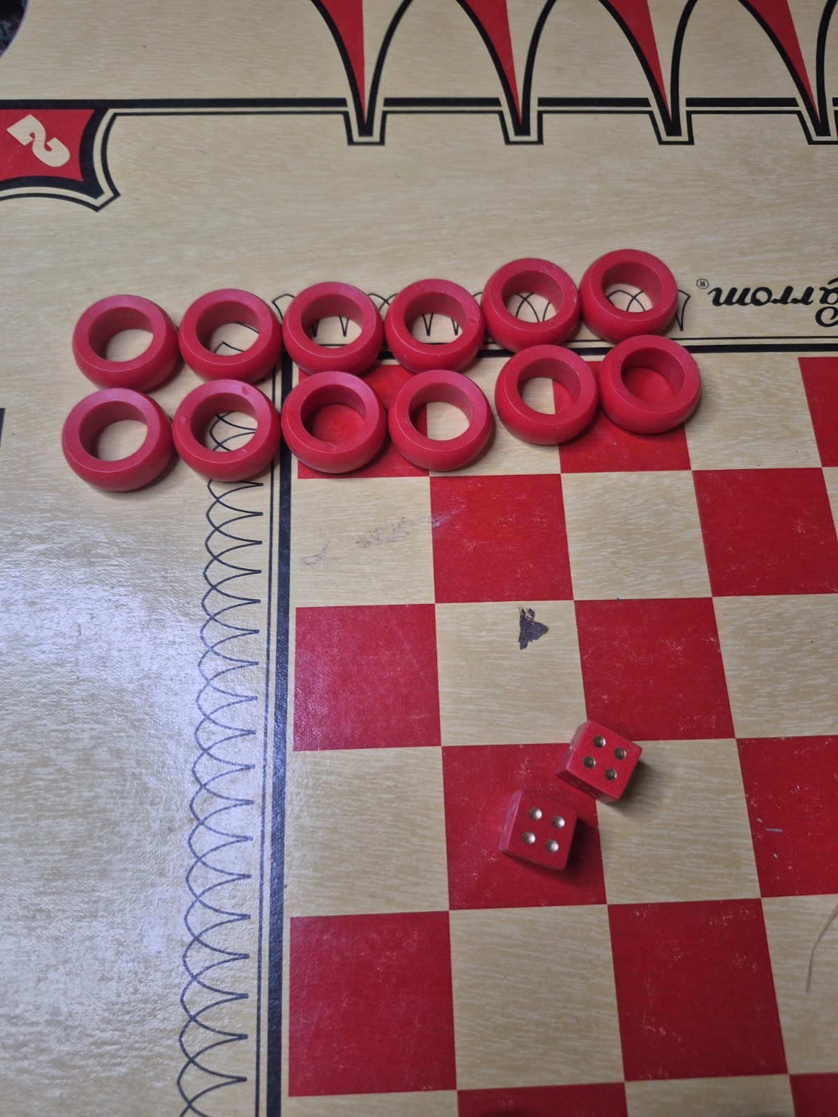 Vintage Carrom Wooden Game Board Table Model 100 Complete In Original Box