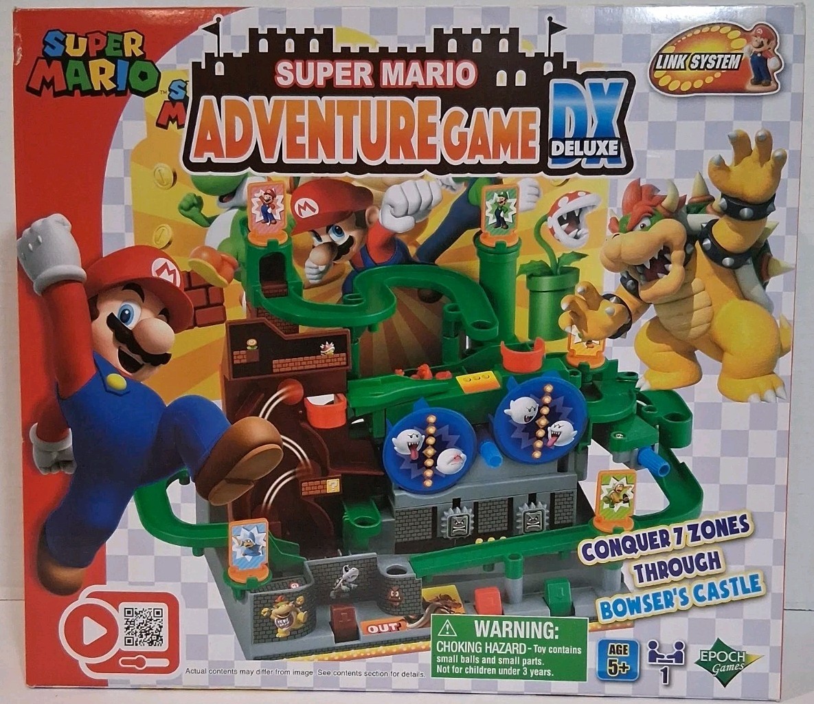 Super Mario Brothers Adventure Game DX – Tabletop Skill and Action Game New