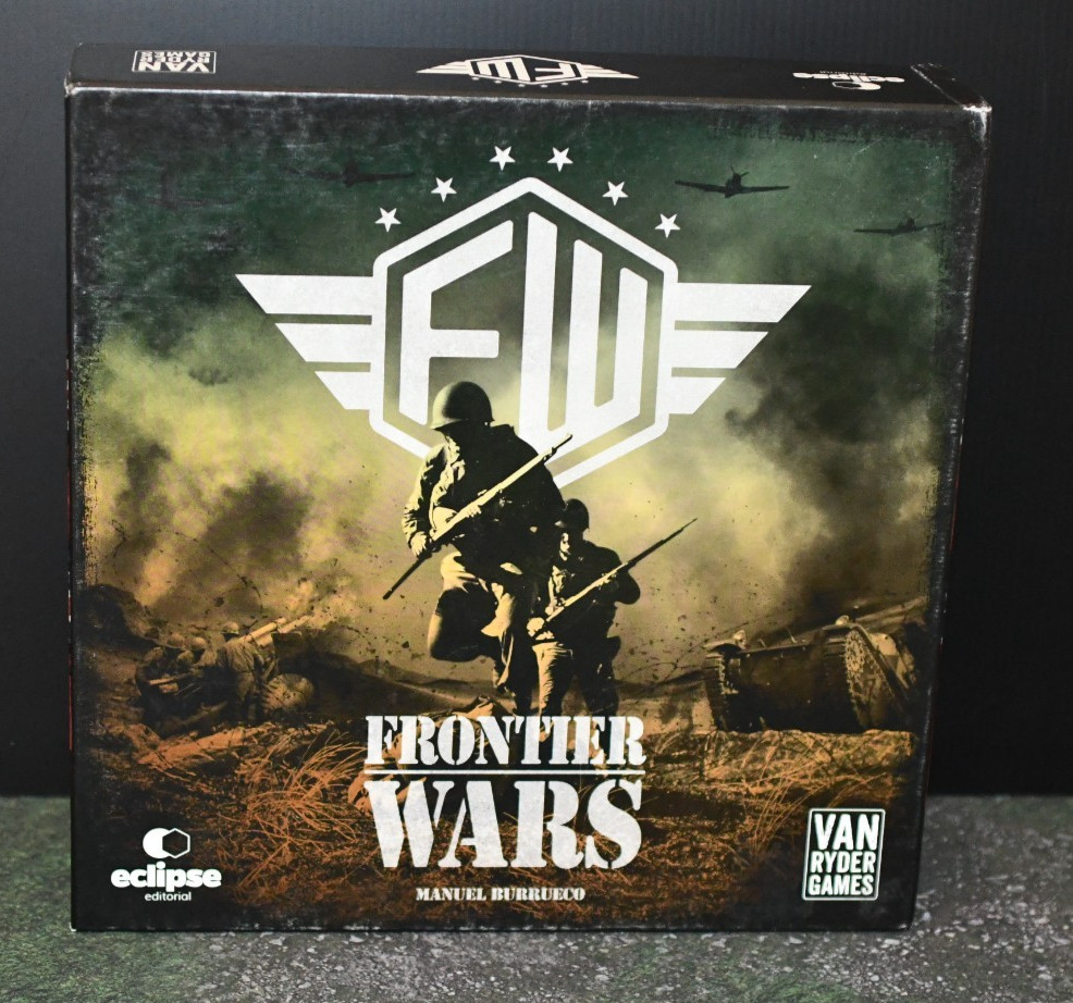 Frontier Wars: Board Game (Kickstarter) W/ France/Japan & Solo Mode Vg (BoxDmg)