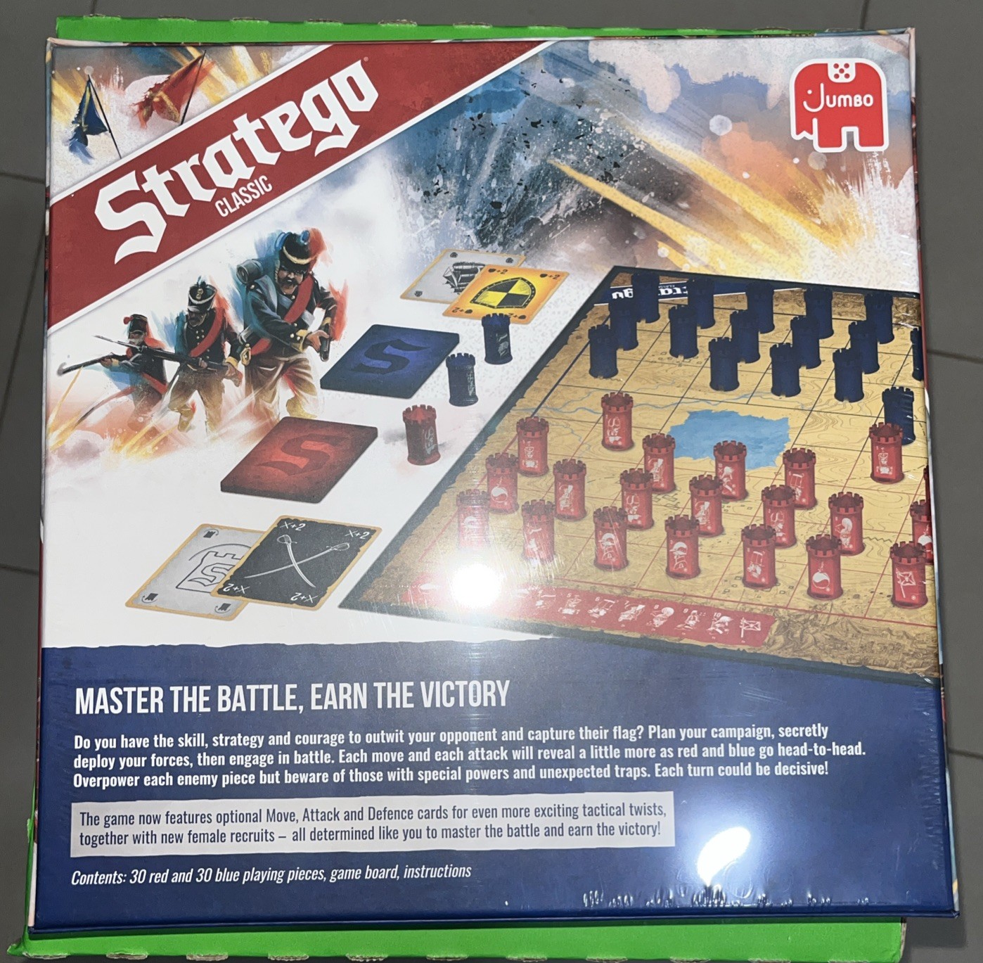 NEW & SEALED! Stratego Classic Board Game War Strategy Game With Battle Cards