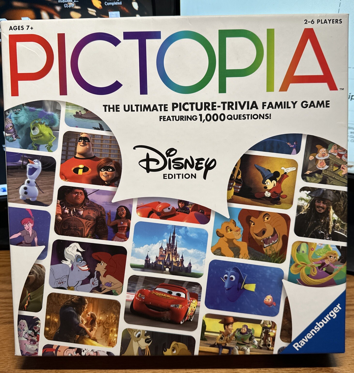 Pictopia The Ultimate Picture-Trivia Family Game Disney Edition – 100% Complete