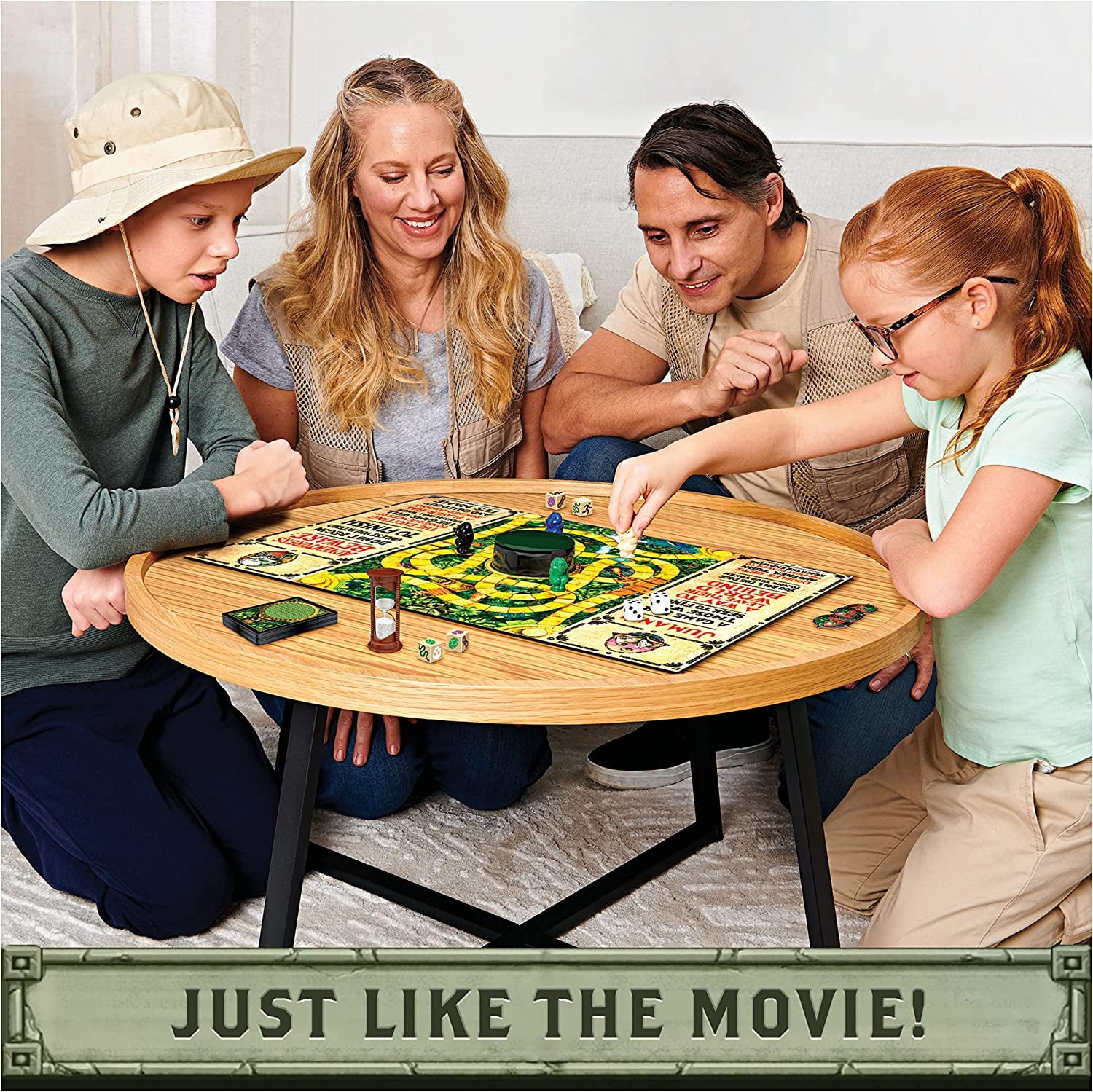Jumanji the Game Real Wooden Box Edition of the Classic Adventure Board Game