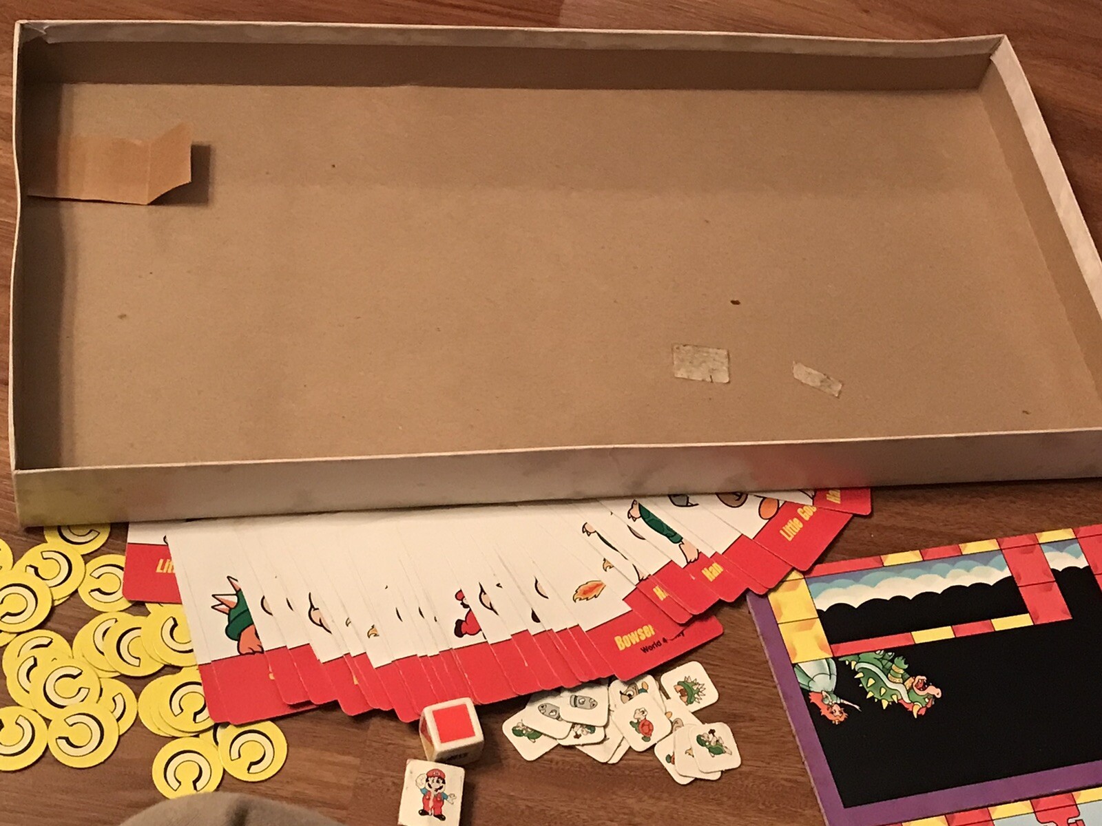 Nintendo Super Mario Brothers board game 1988 Milton Bradley Nearly complete