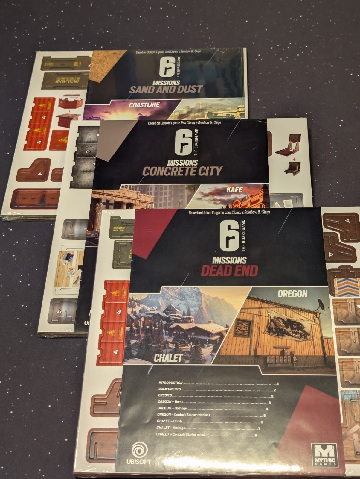 Rainbow Six 6 Siege Board Game Sealed Mythic Games Deluxe Storage Laser Playmat