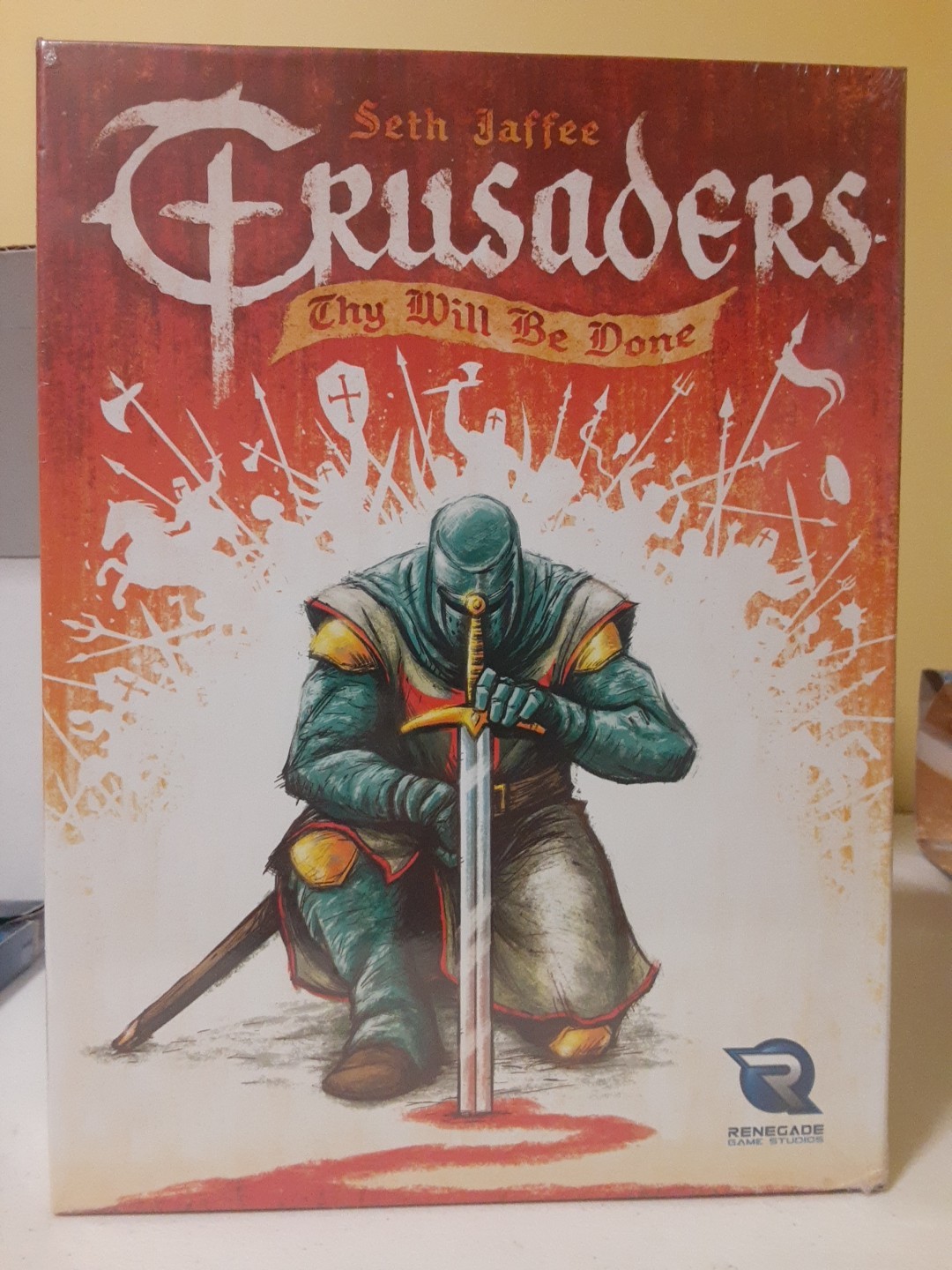 shrink CRUSADERS THY WILL BE DONE Board Game Renegade Studios English