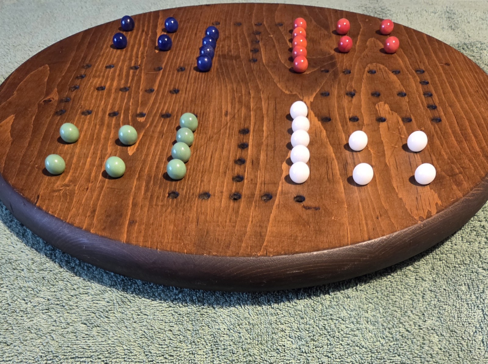 Vintage Aggravation / Wahoo Board Game, Complete with Marbles for 2-4 Players