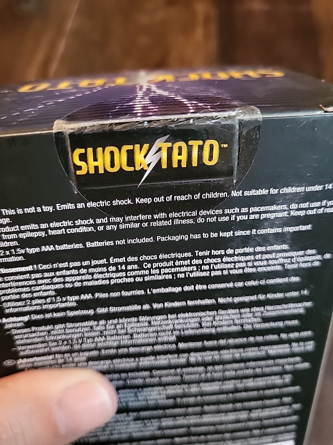 Shocktato Party Game by Lightning Reaction Shocking Hot Potato – NEW SEALED