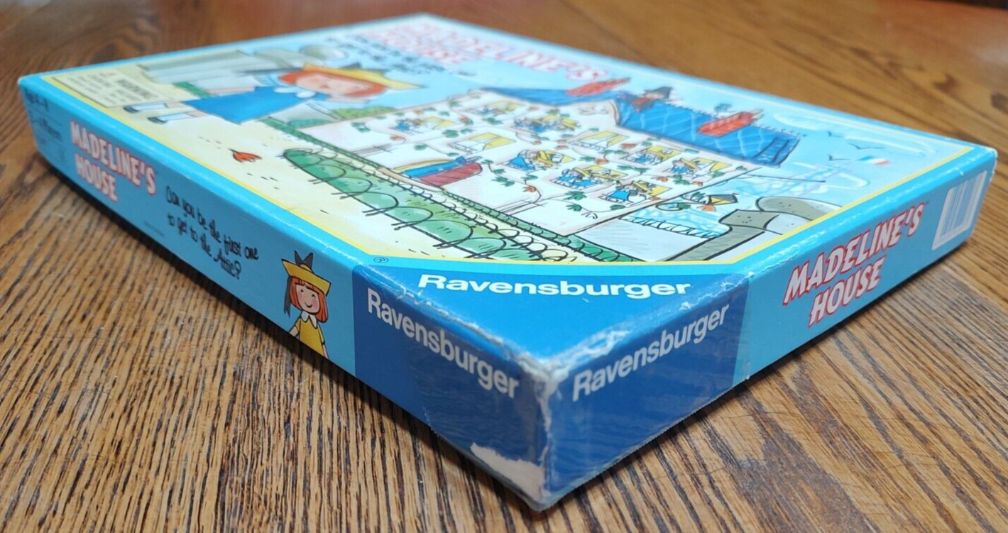 VINTAGE 1995 RAVENSBURGER MADELINE’S HOUSE GAME, #D-88188, 2-4 PLAYERS, AGES 4-8