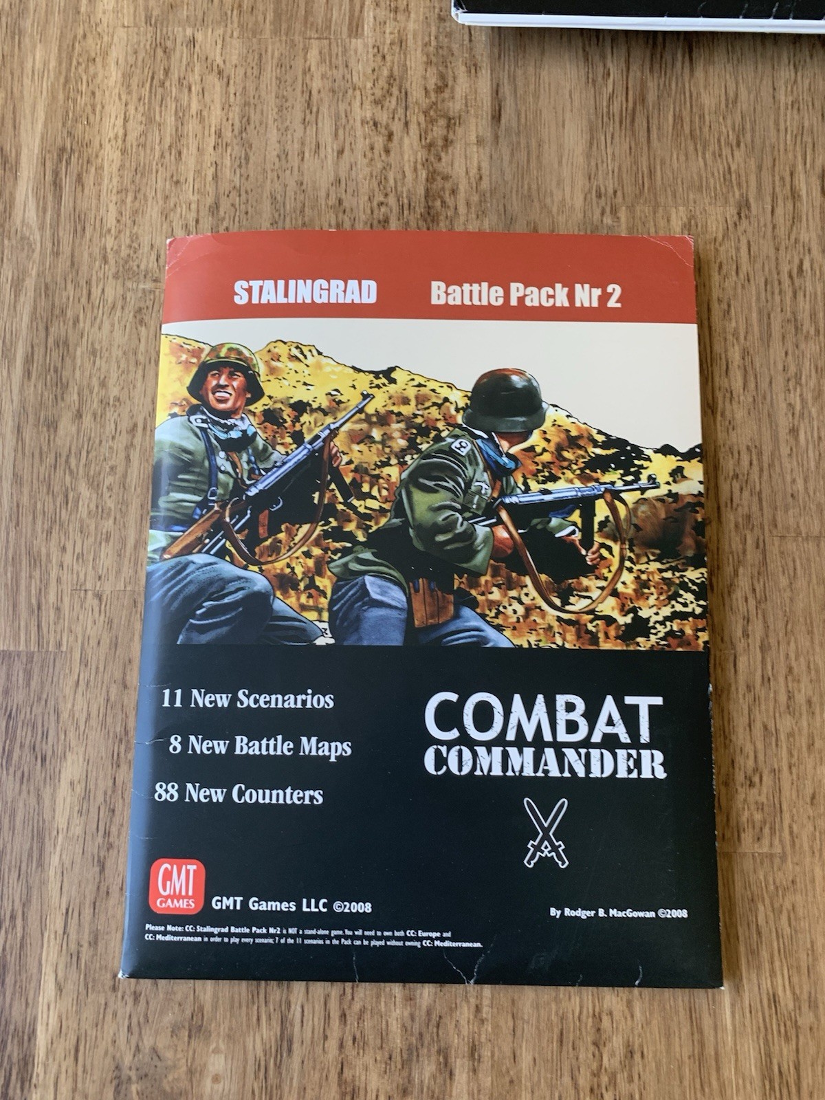 GMT Combat Commander GMT battle pack number 1-5, 7 Not sure complete Counters