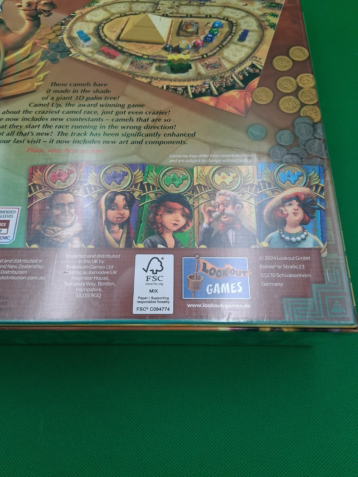 Camel Up Board Game 2nd Edition NEW Sealed Lookout Games Family Strategy 3-8 Pla