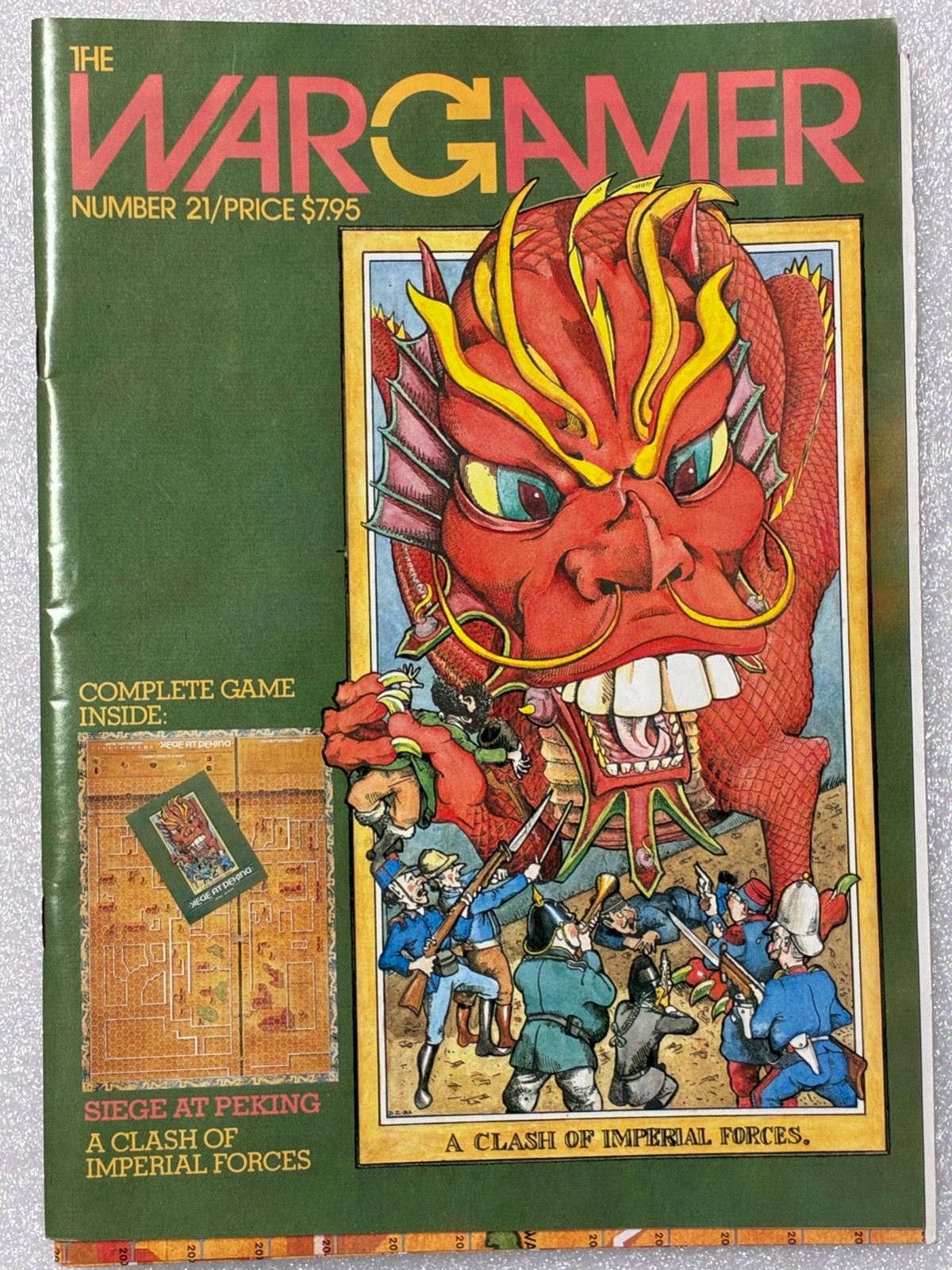 3W Wargamer #21 w/Siege at Peking Mag Excellent Counters Unpunched