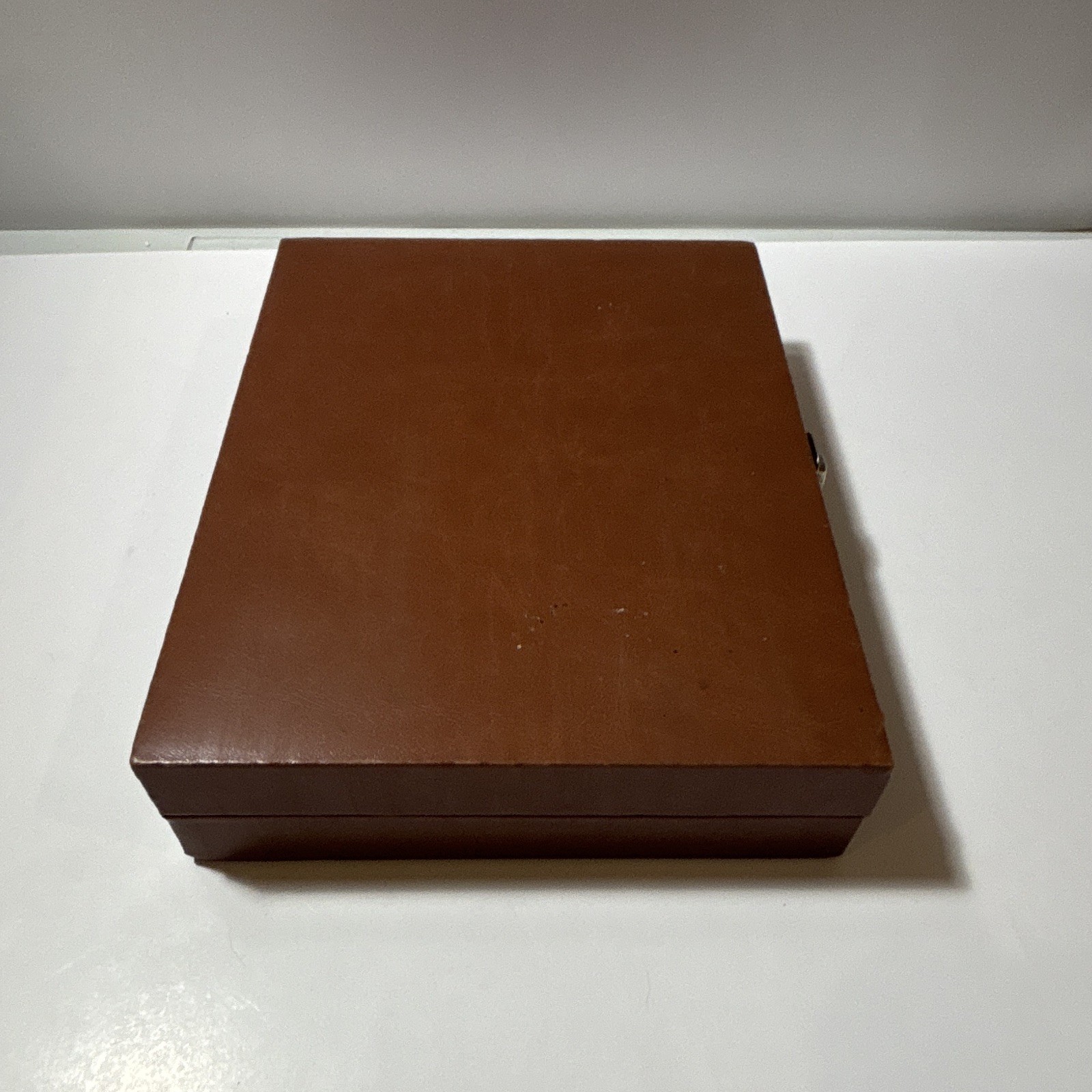 Wooden Backgammon Board Game Set Folding Case 2-Player – Faux Leather