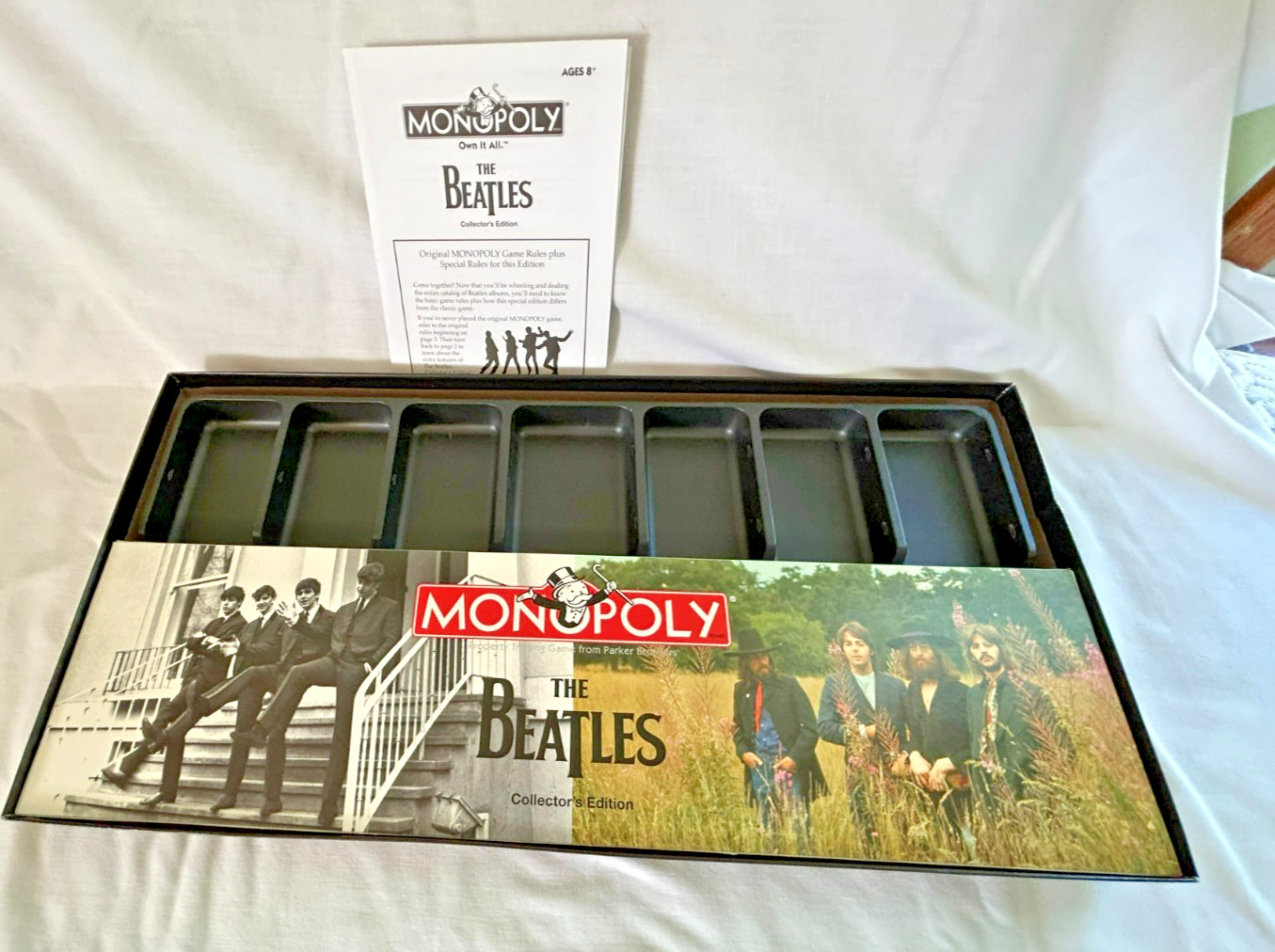 USAopoly 2008 Monopoly Game The Beatles Collector’s Edition PLEASE READ