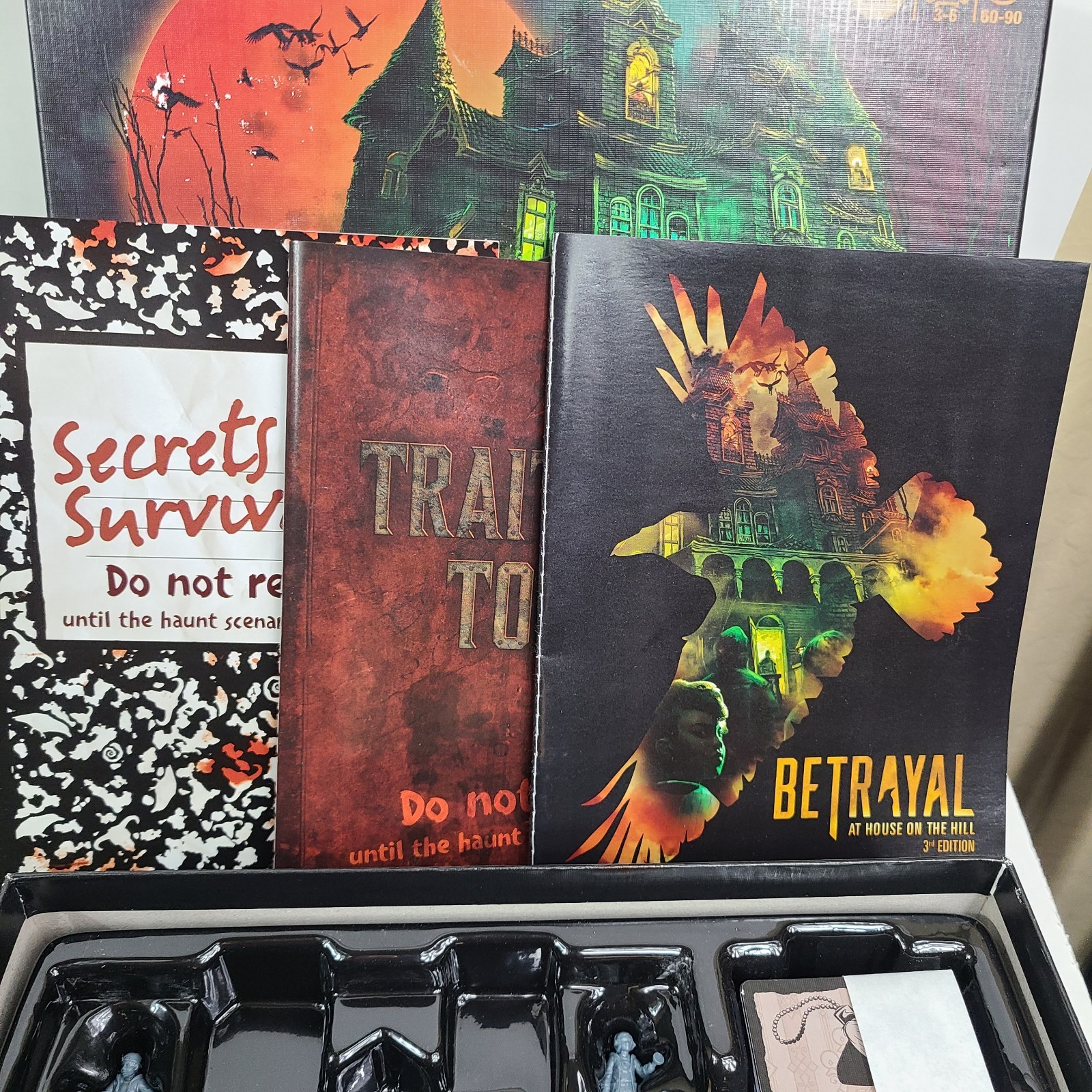 Avalon Hill Hasbro Gaming Betrayal at The House on The Hill 3rd Edition Open Box