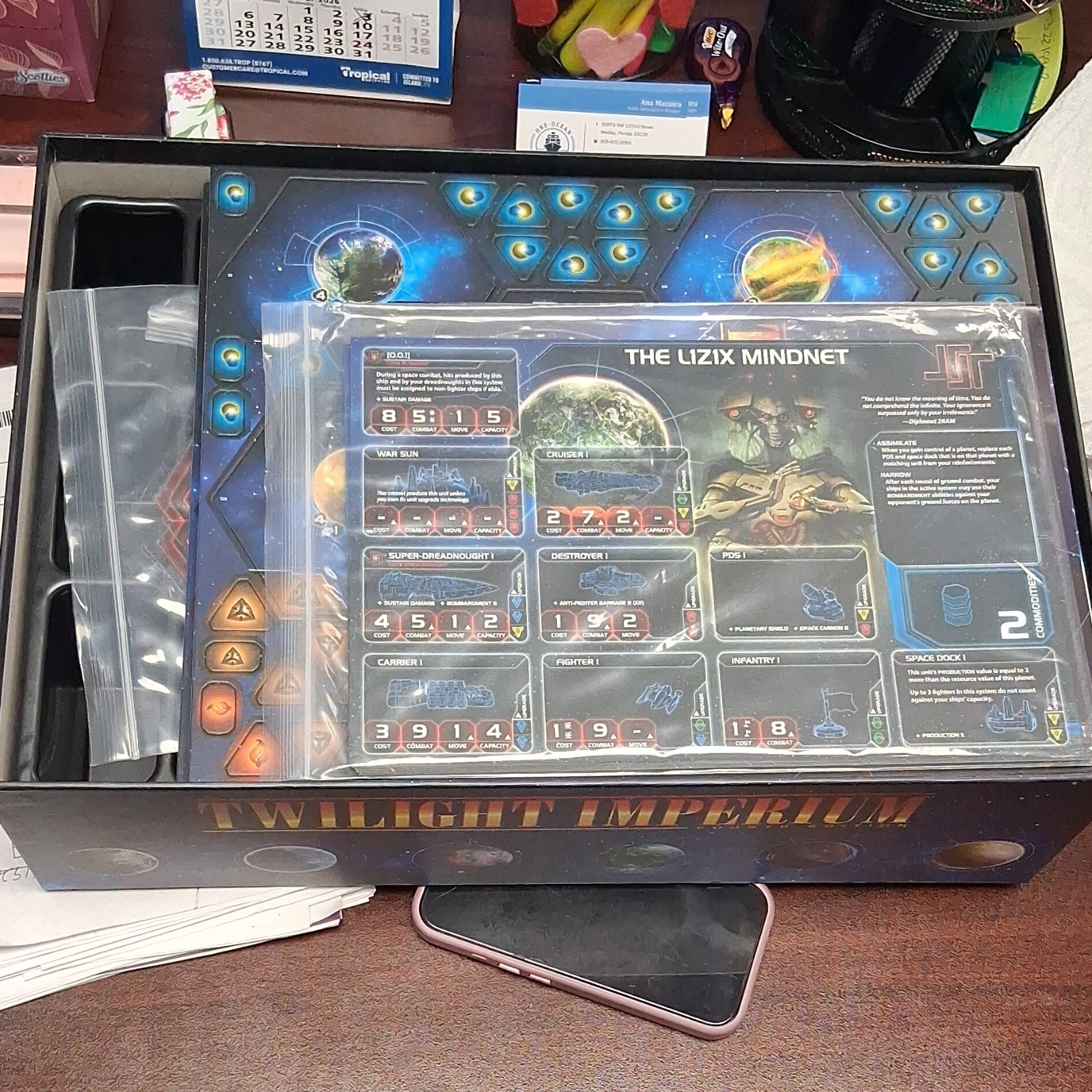 Fantasy Flight Games Twilight Imperium 4th Edition Board Game, Plastic Figures