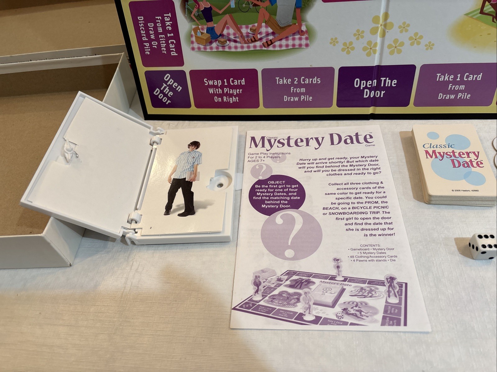 Classic Mystery Date Board Game 2005 Milton Bradley 100% Complete Super Conditio