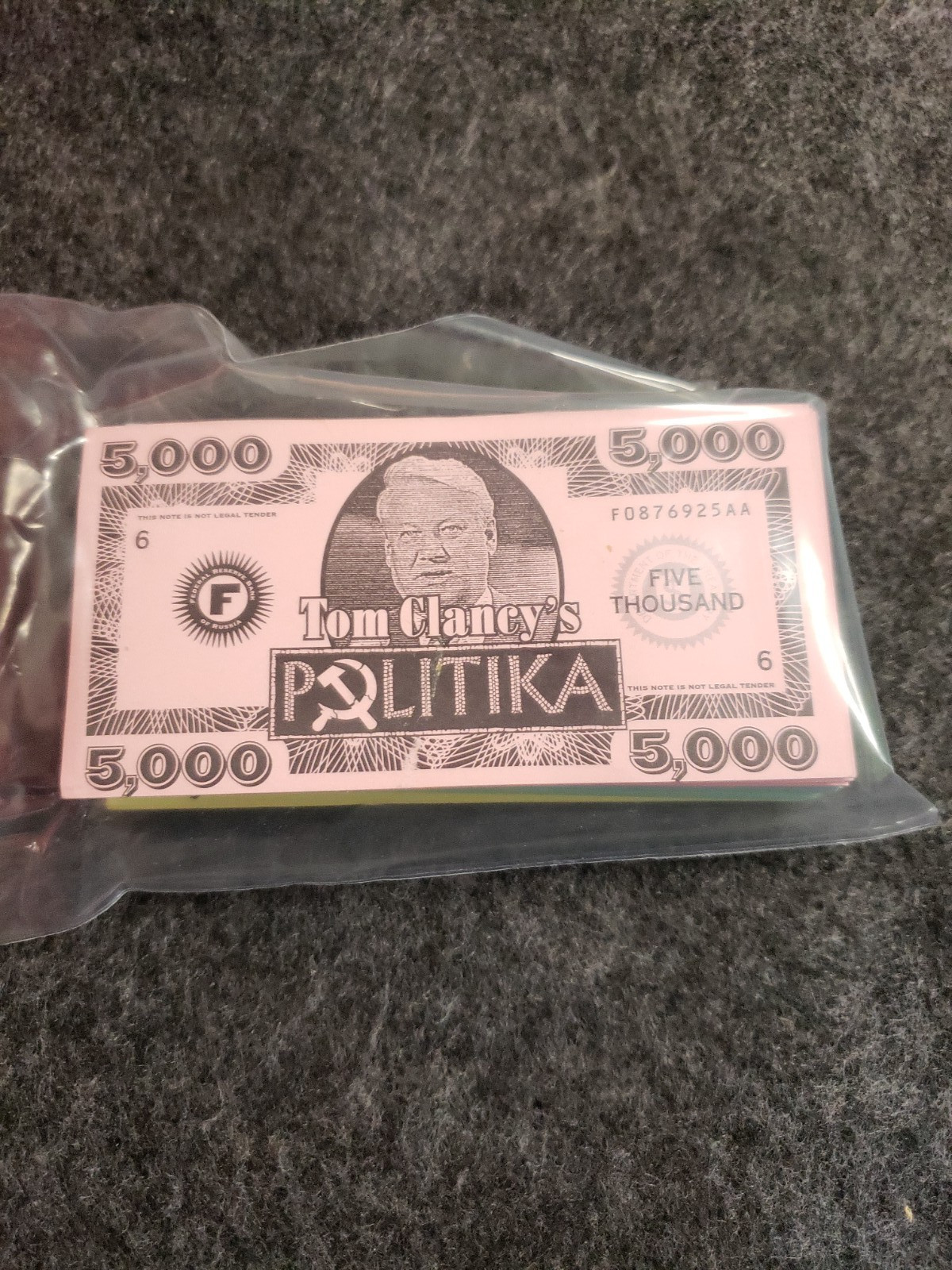 Tom Clancy’s ” Politika” – A 1997 Strategy Boad Game PART “Money” (C14B1)