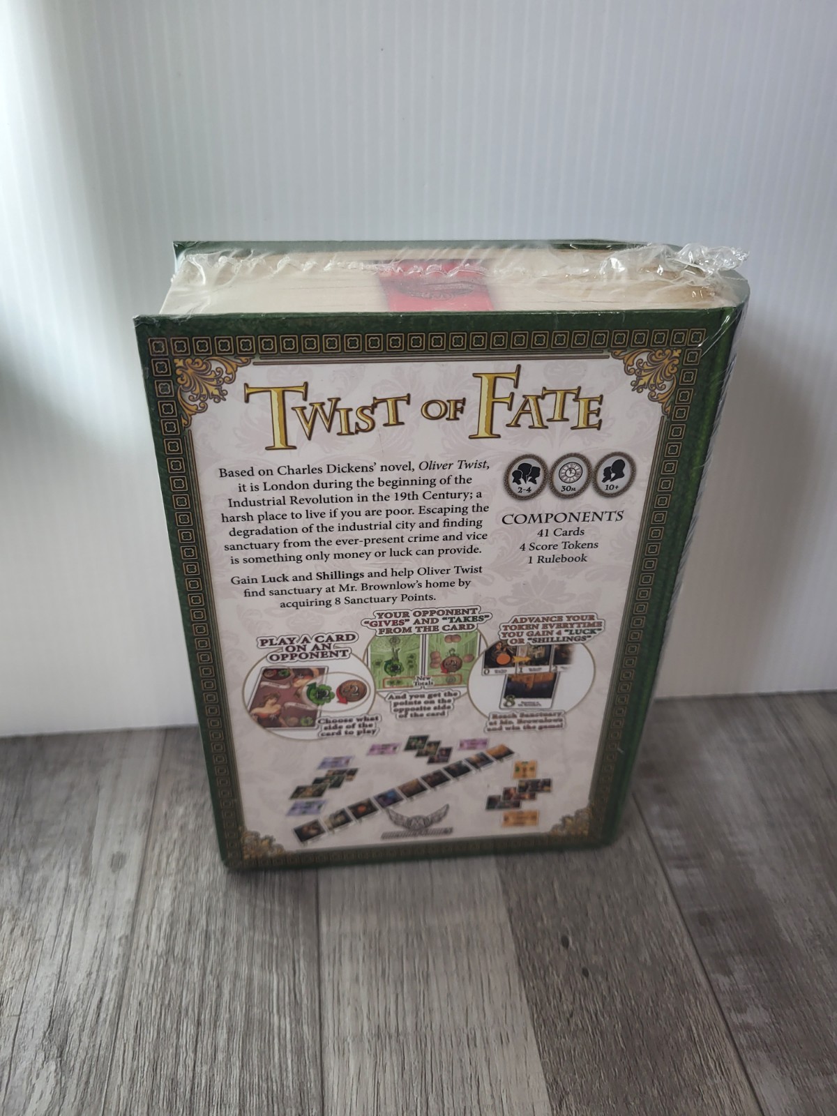 New In box (Sealed) Mayday Games Twist of Fate Board Game, historical