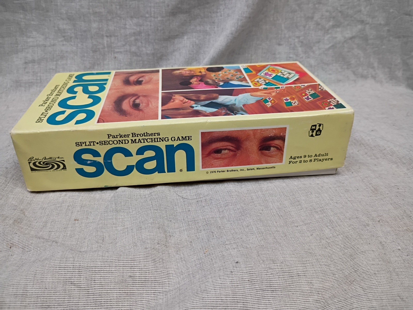 SCAN Parker Brothers 1970 Vintage Matching Card Game Complete in Original Box