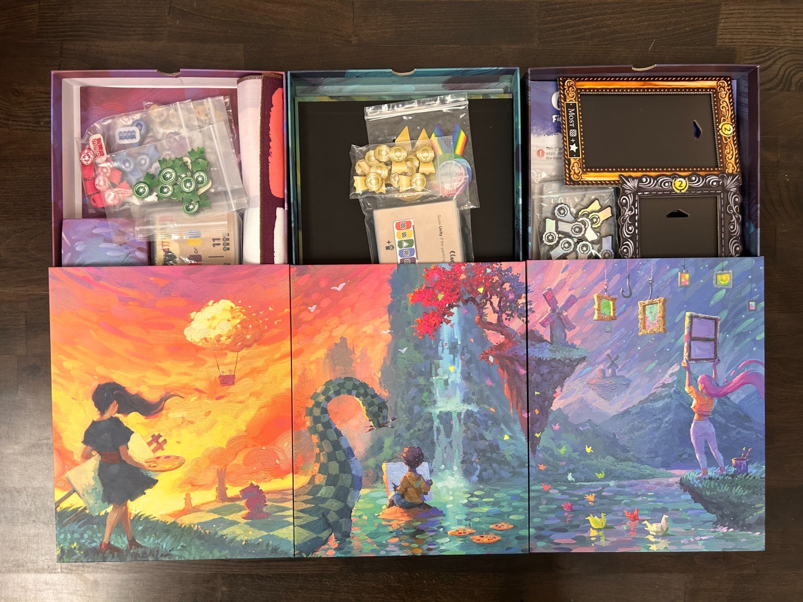 R2i Games – Canvas Board Game + Reflections + Finishing Touches Expansion – EX!