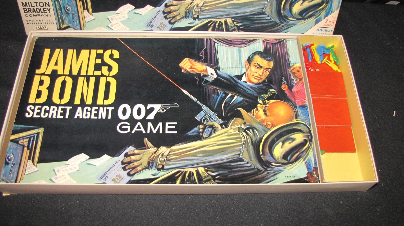 James Bond-Secret Agent 007 Game; 1964 Milton Bradley, Sean Connery Version