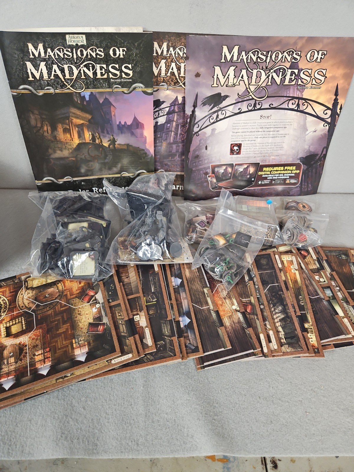 Mansion of Madness,2nd Edition Board Game, Fantasy Flight Games Complete