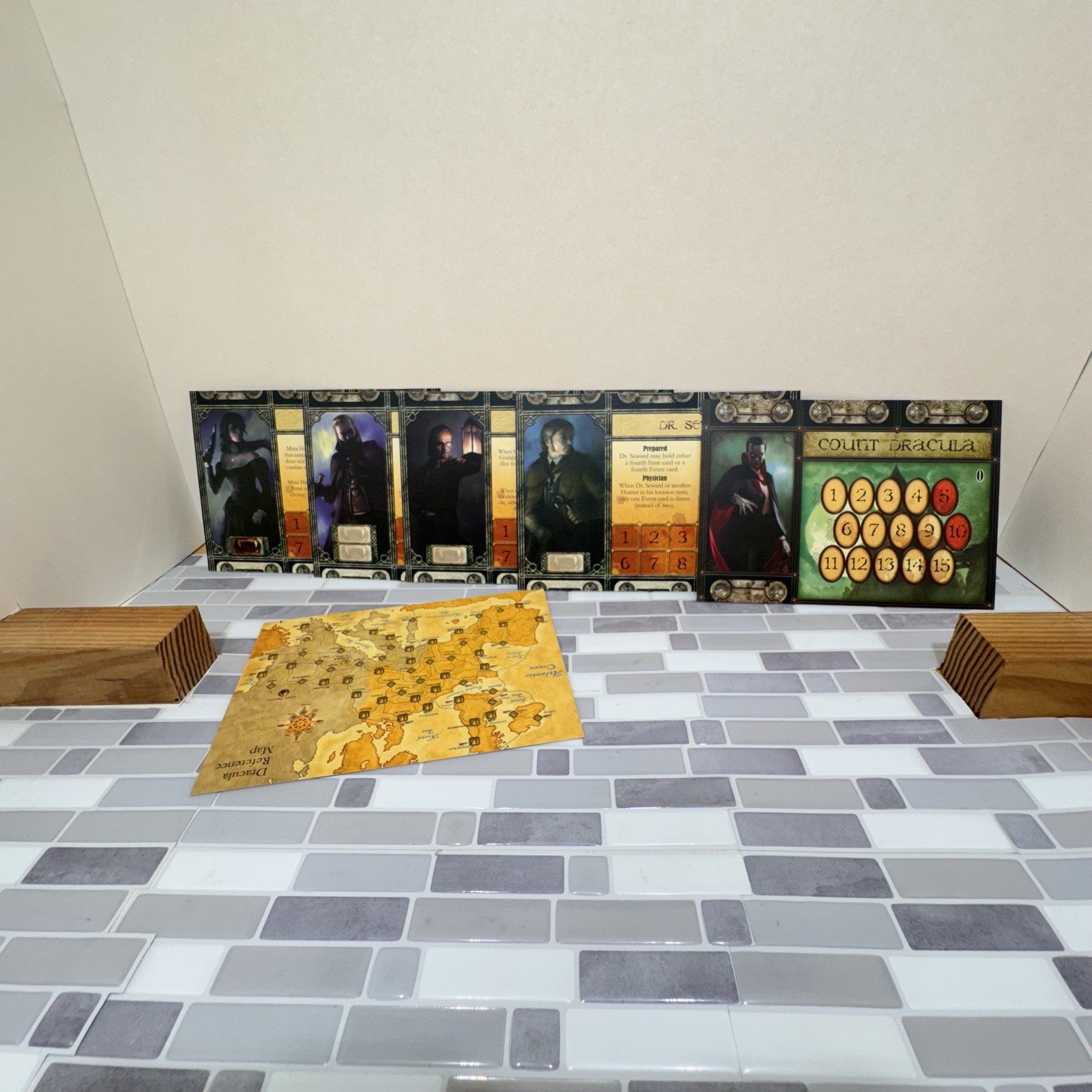 Fury of Dracula 2nd Ed Board Game Gothic Horror 2-5 Players Fantasy Flight