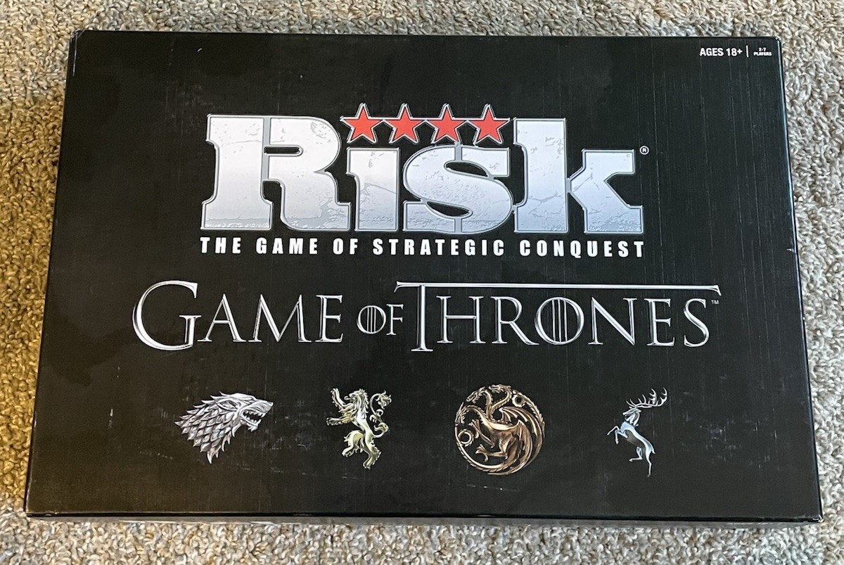 Risk Game of Thrones Edition Board Game Strategic Conquest COMPLETE EUC