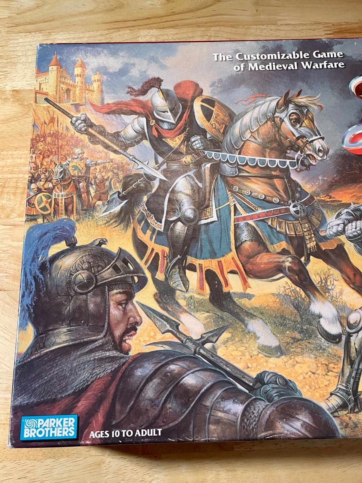 Lionheart Board Game 1997 Parker Brothers Medieval Warfare Complete