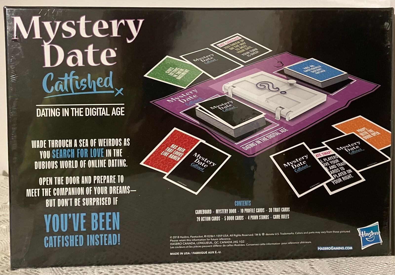 Sealed Hasbro Mystery Date Catfished Dating In The Digital Age Game for Adults