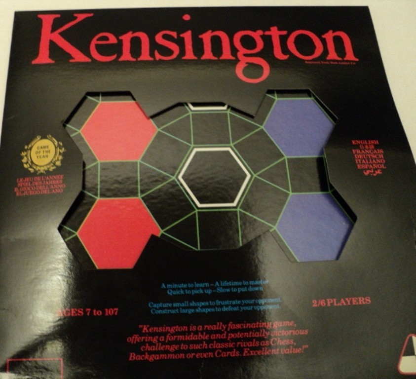Kensington Board Game – 1979 – Samuel Ward Company – 2/4/6 Players – Complete
