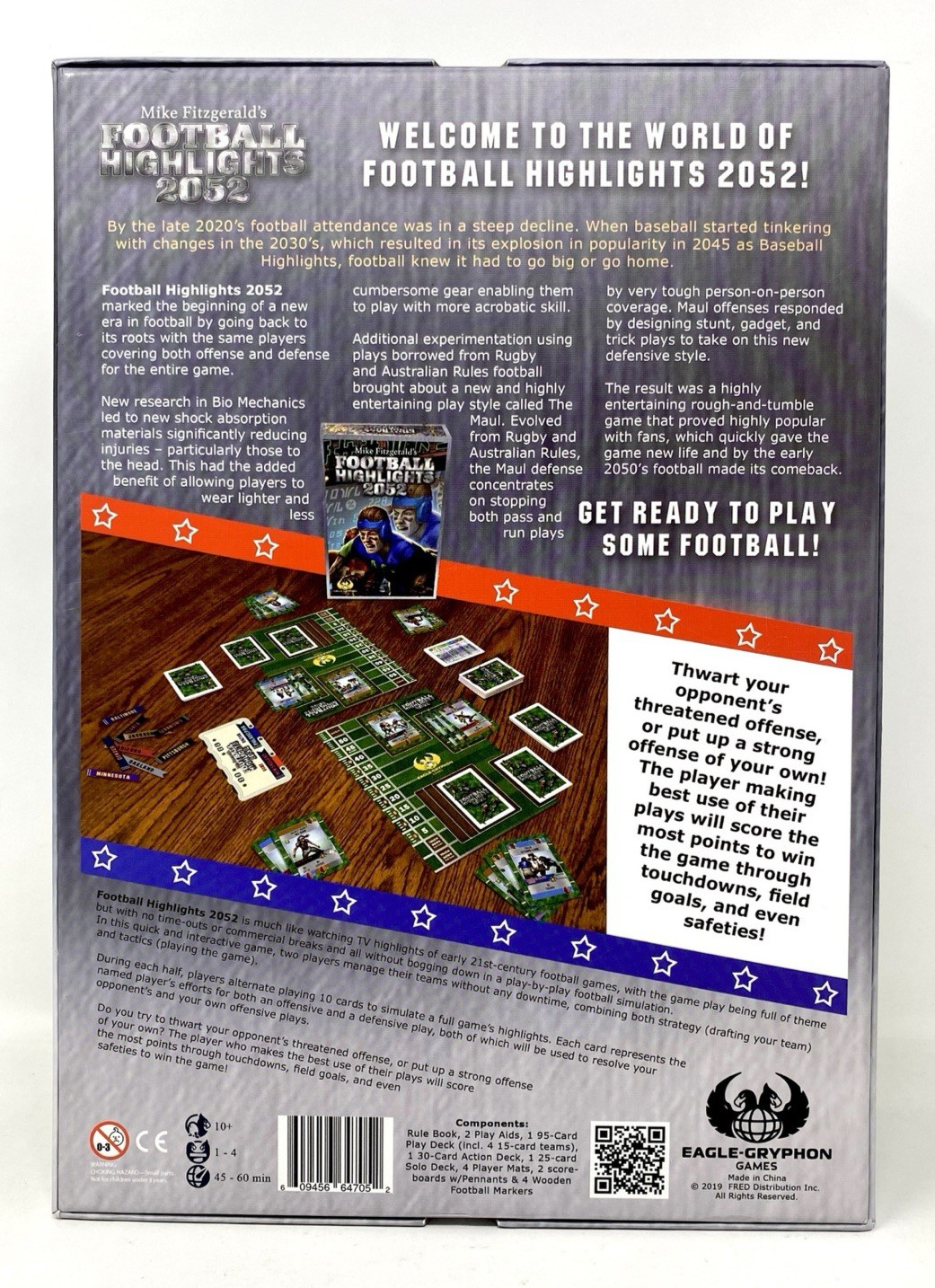 Mike Fitzgerald’s Football Highlights 2052 Complete with Large Mat