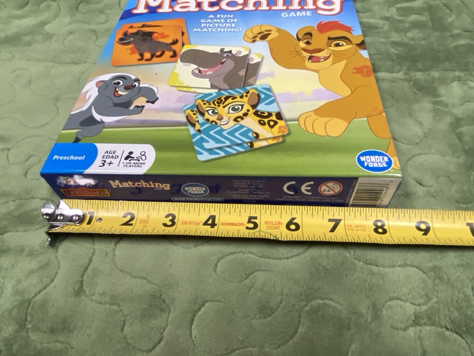 Disney Junior The Lion Guard Matching Game 2016 Wonder Forge Complete New