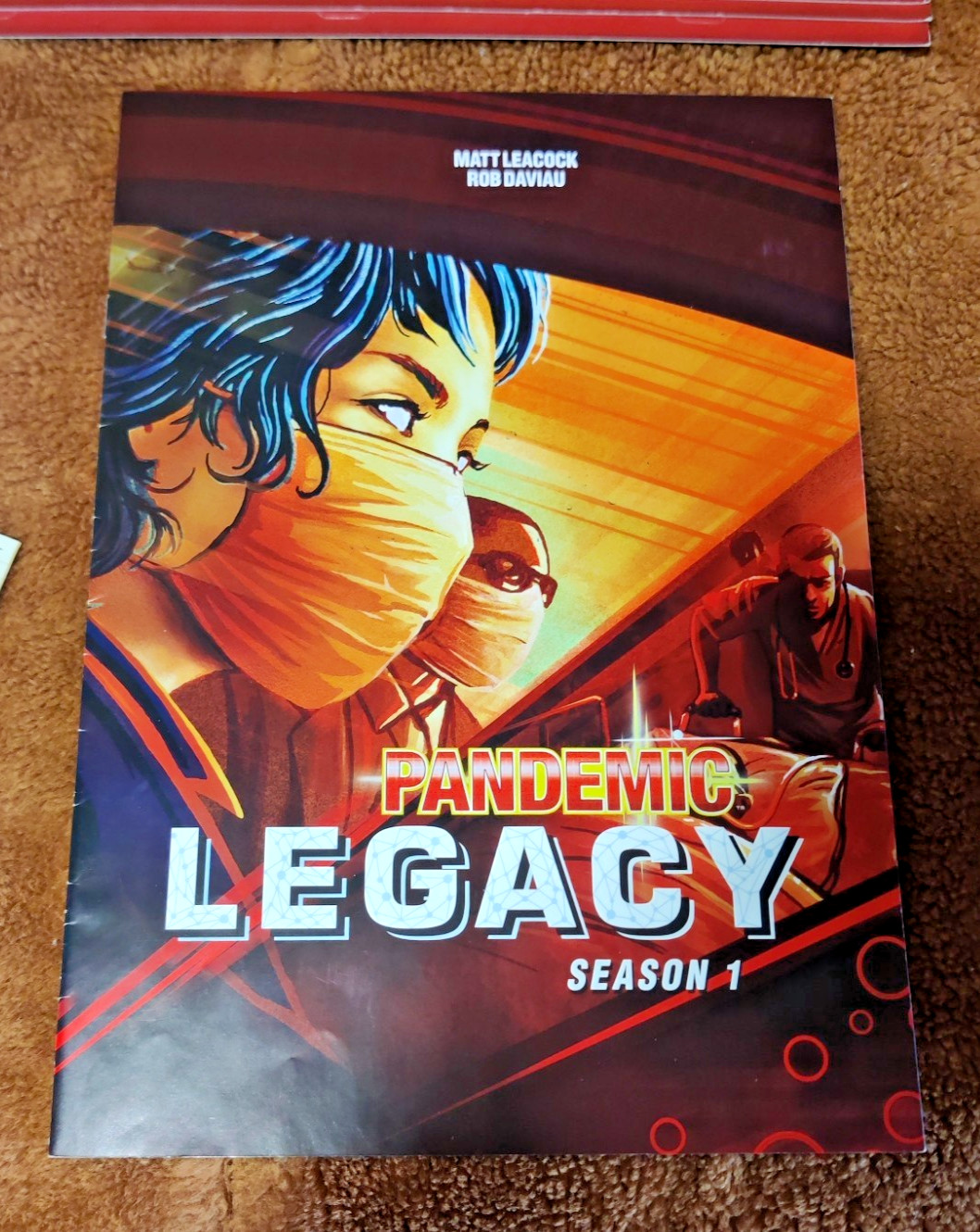 Pandemic Legacy Season 1 Board Game 100% Complete Z-Man Games Used