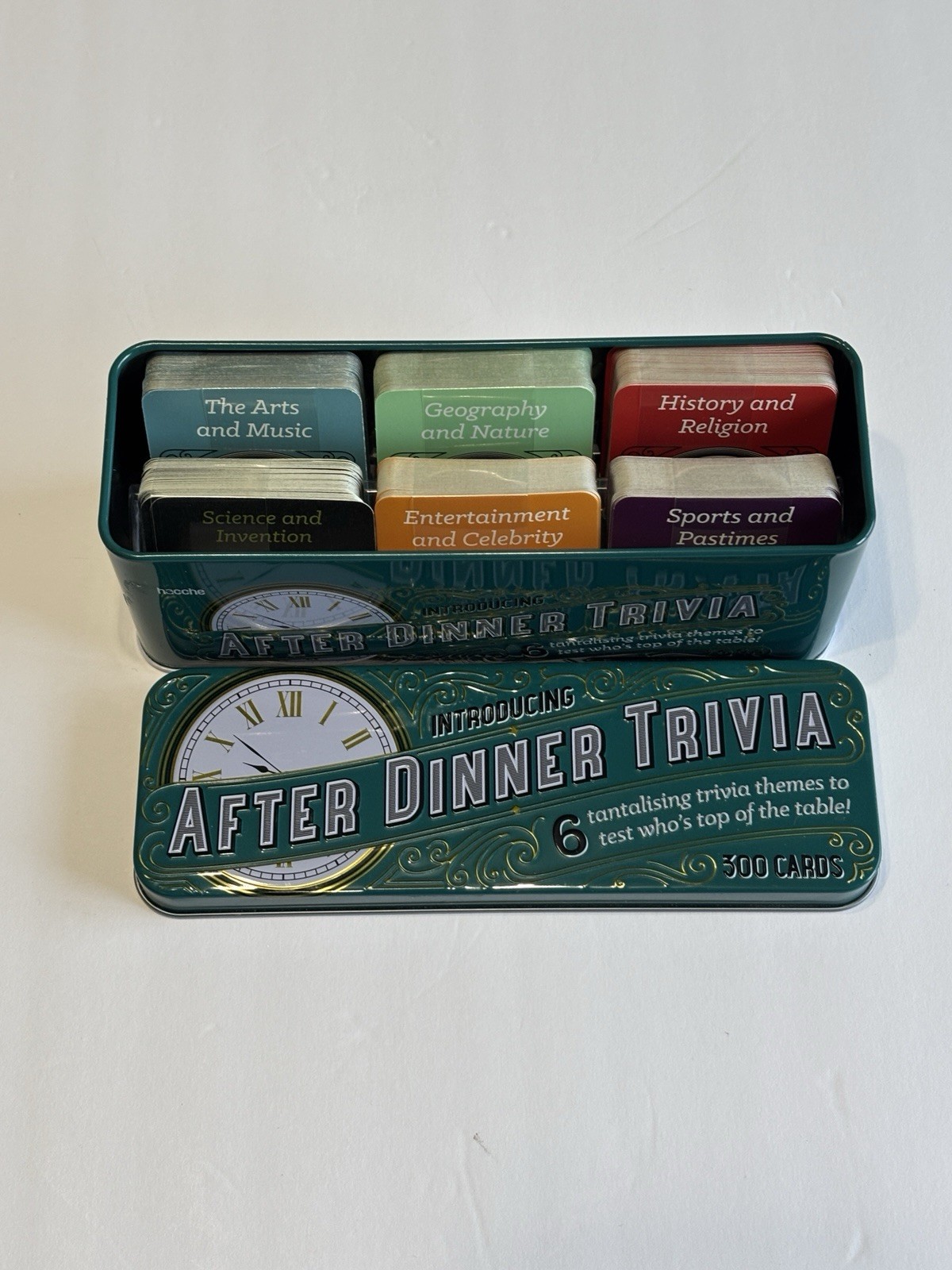 After Dinner Trivia Game by Hacche Ages 14 and Up For 2 or more Players NOB