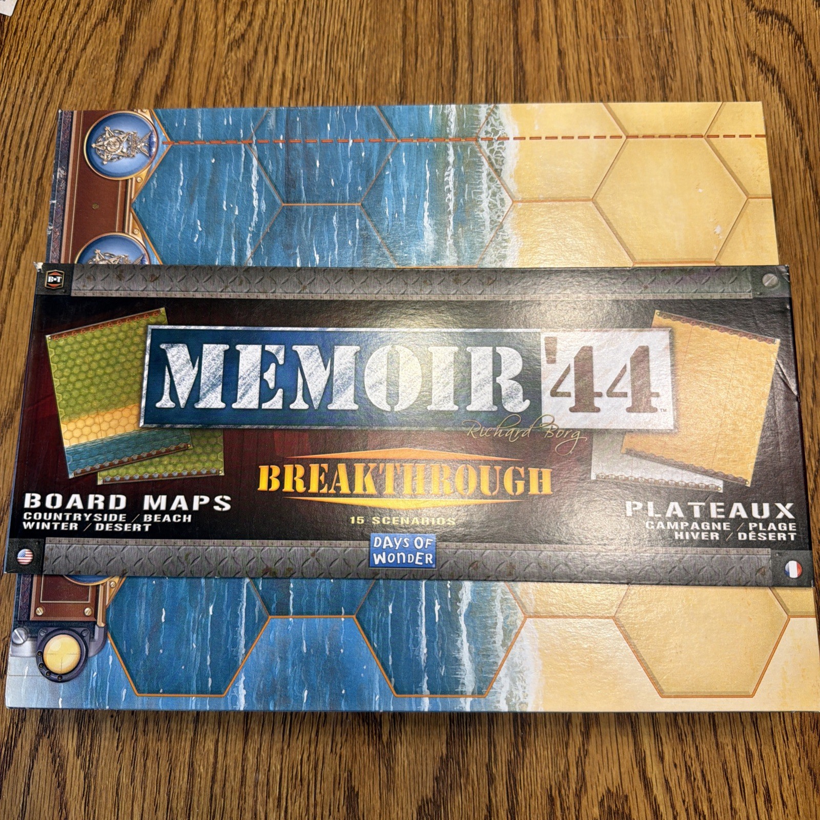 Memoir ’44 Breakthrough Board Maps & Manual Days of Wonder 15 Scenarios – EUC