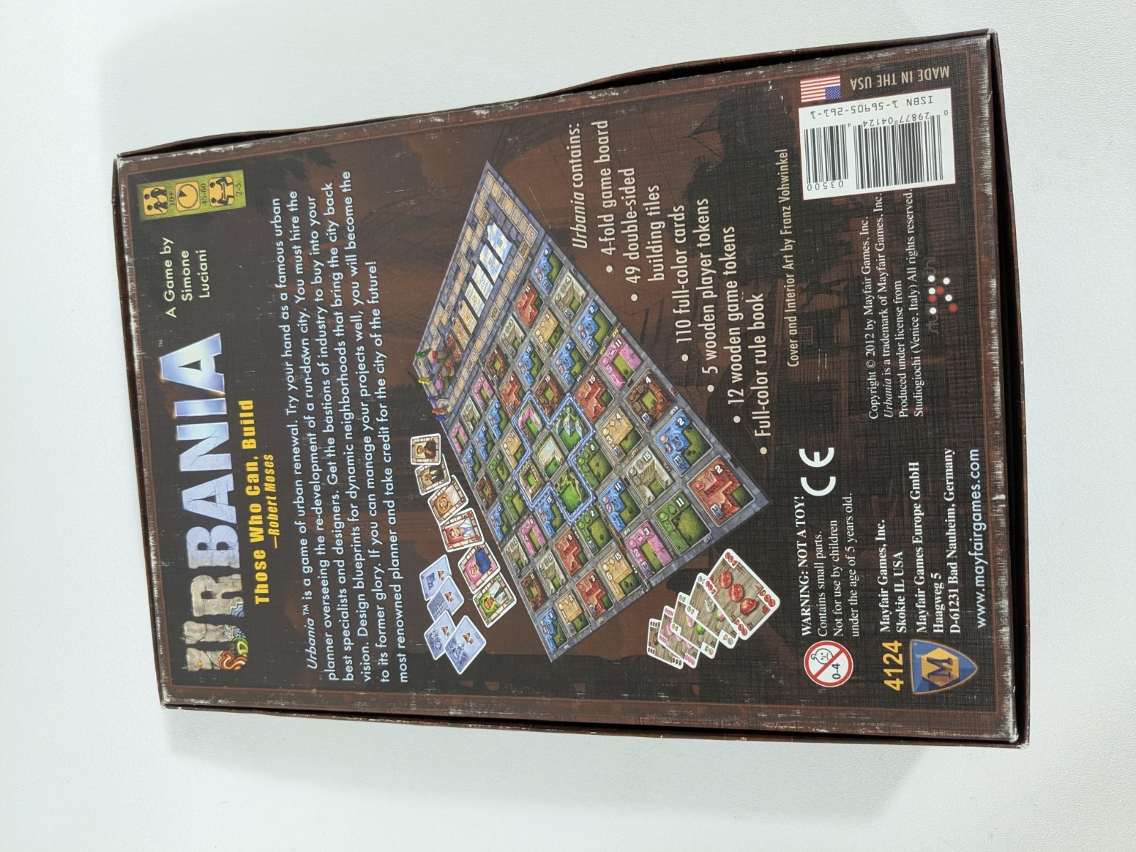 Urbania Mayfair Board Games + Catty Corner Subsidy Contracts Expansions Lucian