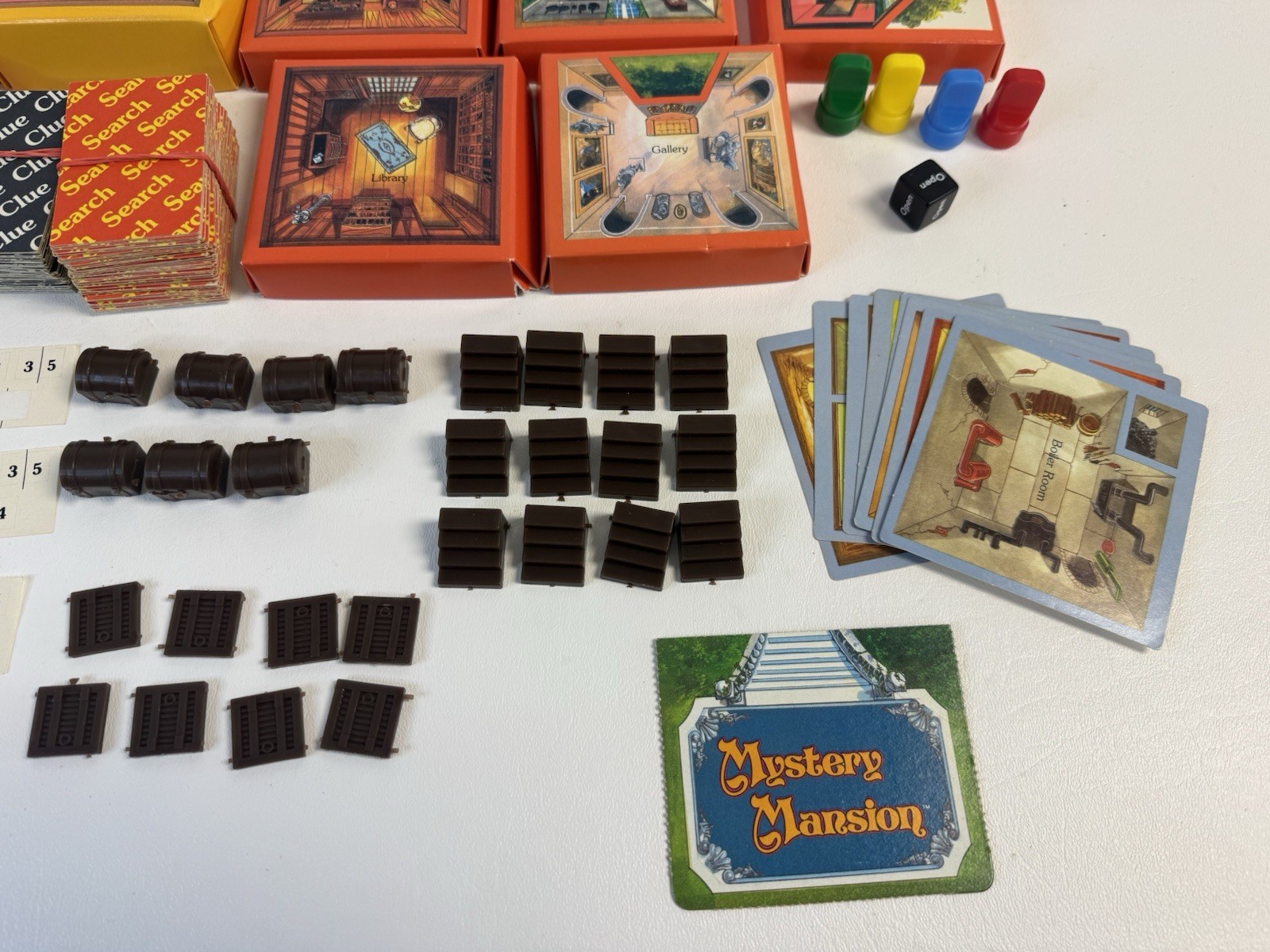 Vintage 1984 Mystery Mansion Board Game Milton Bradley – Complete